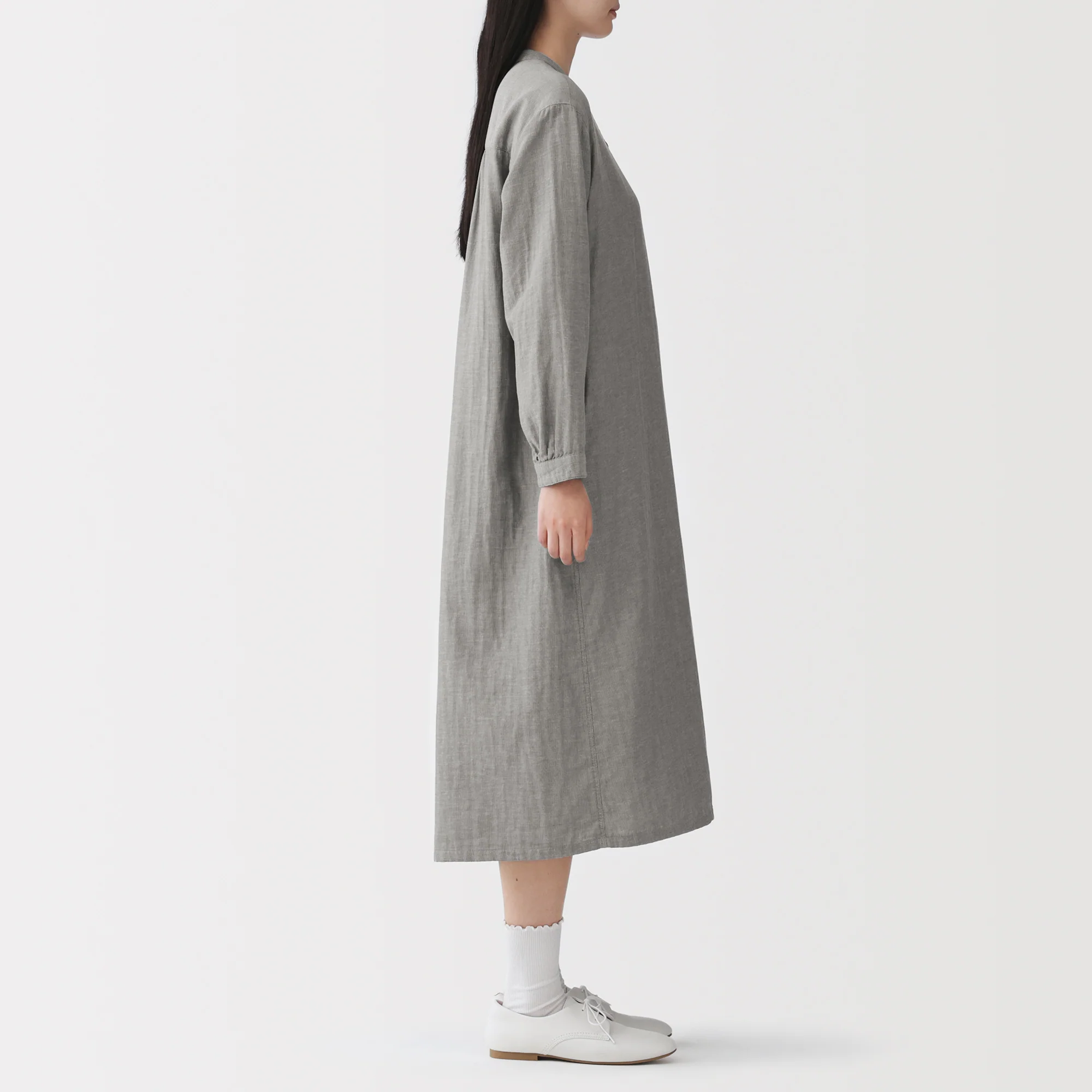 Kapok Blend Double Gauze Dress - Image 28