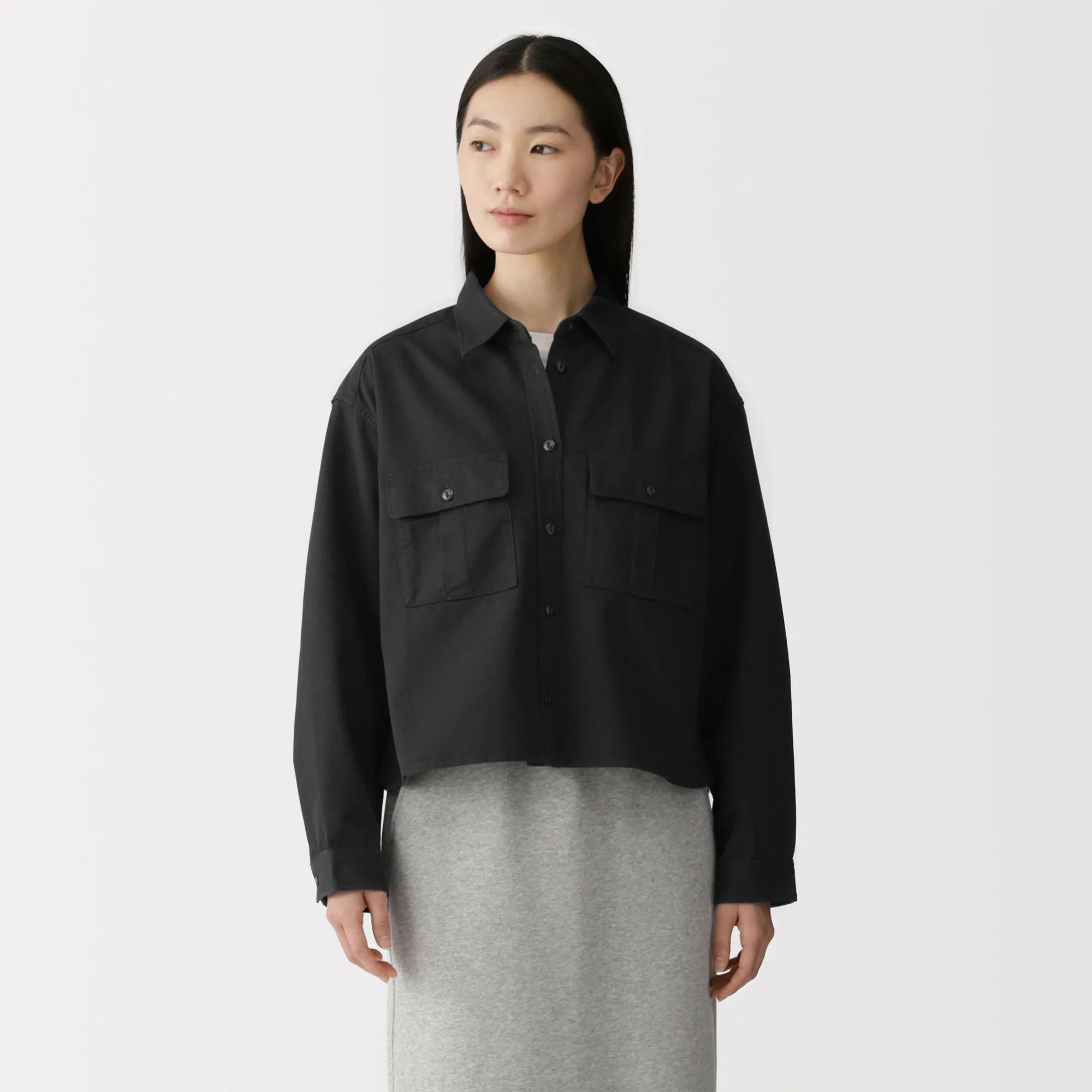 Kapok Blend Twill Shirt