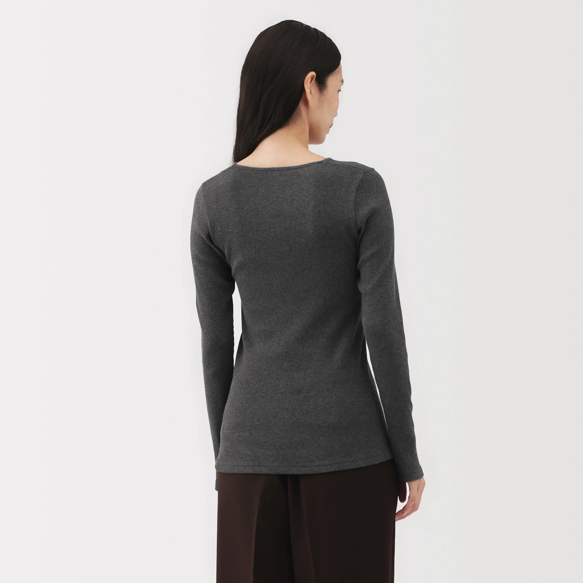 Labo Cotton Cashmere Ribbed T-Shirt - Image 6