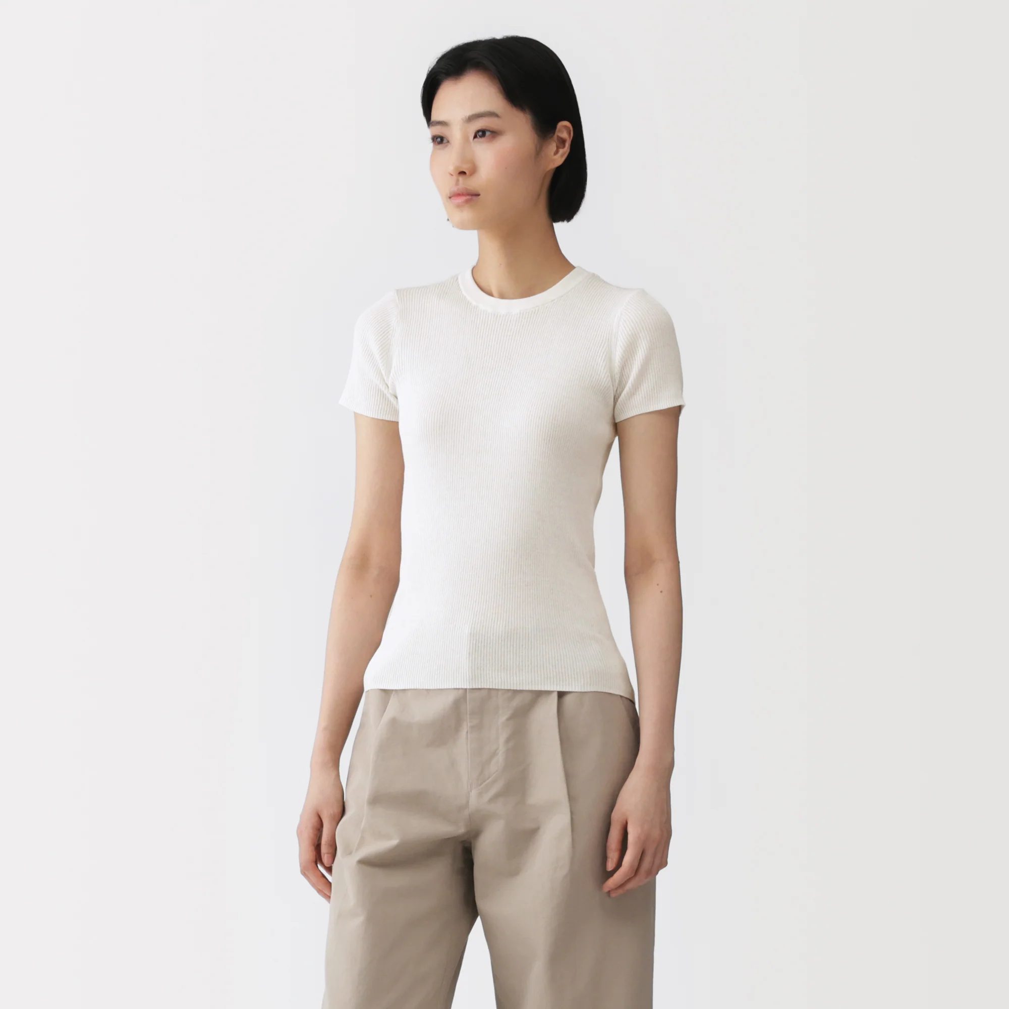 Labo High-Twist Cotton Knit T-Shirt
