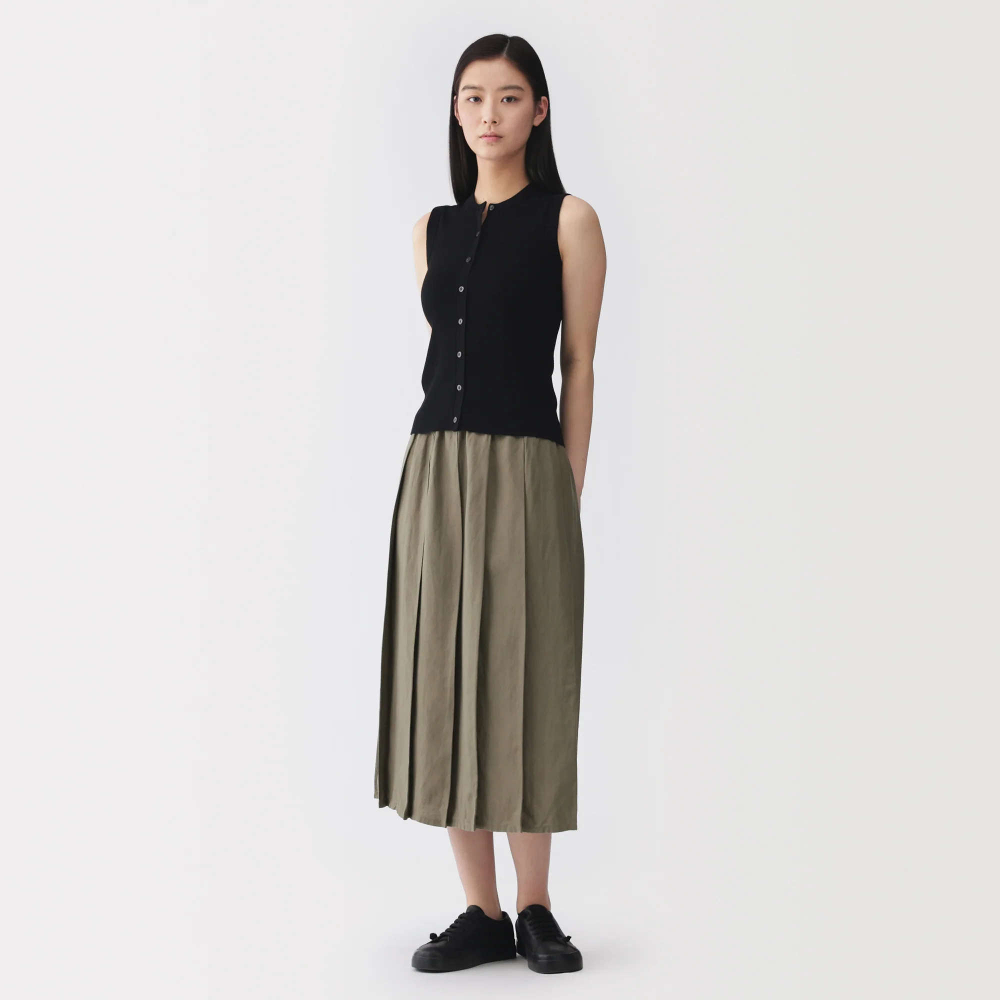 Labo Linen Lyocell Easy Skirt