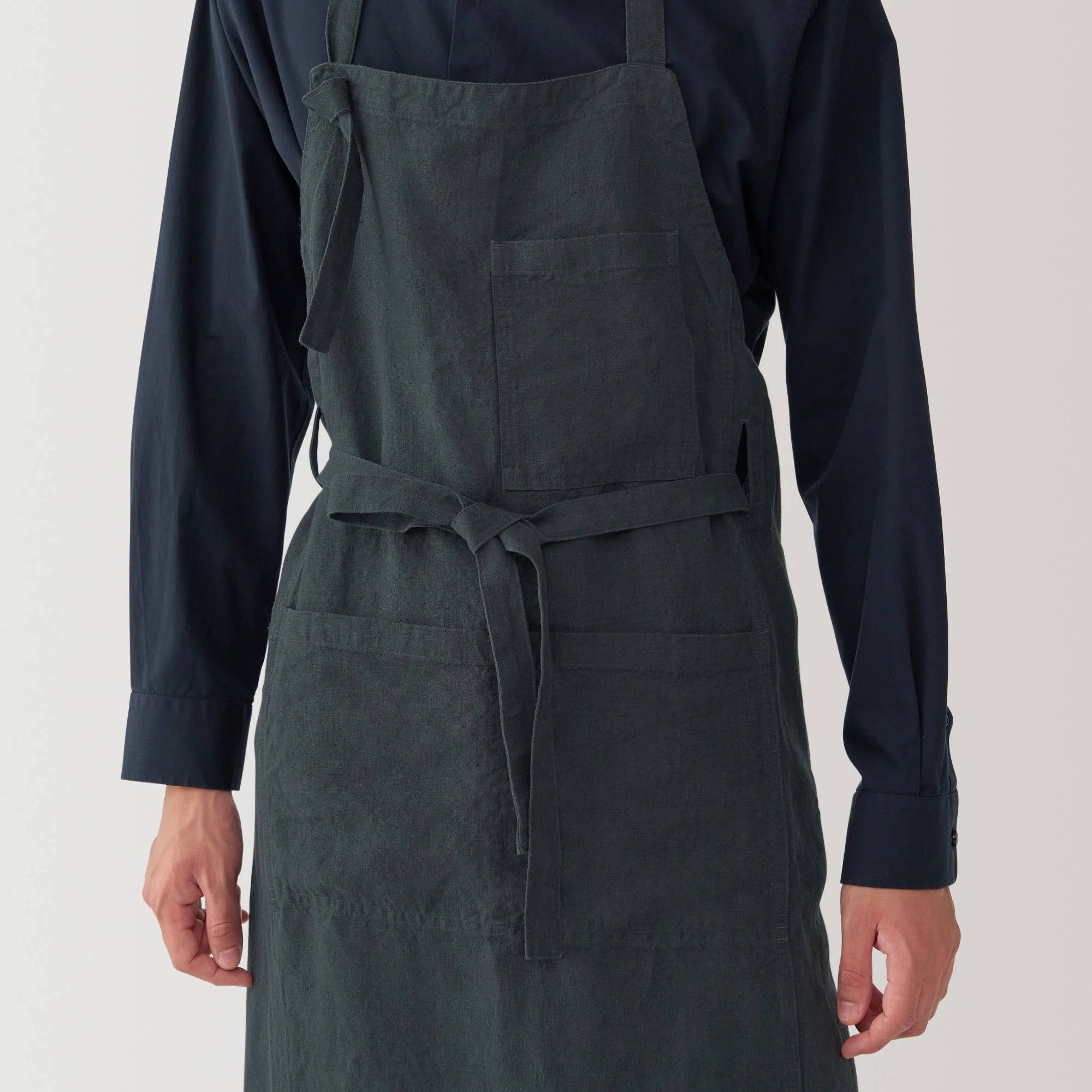 #deleted -imported - Labo Linen Work Apron - Image 13