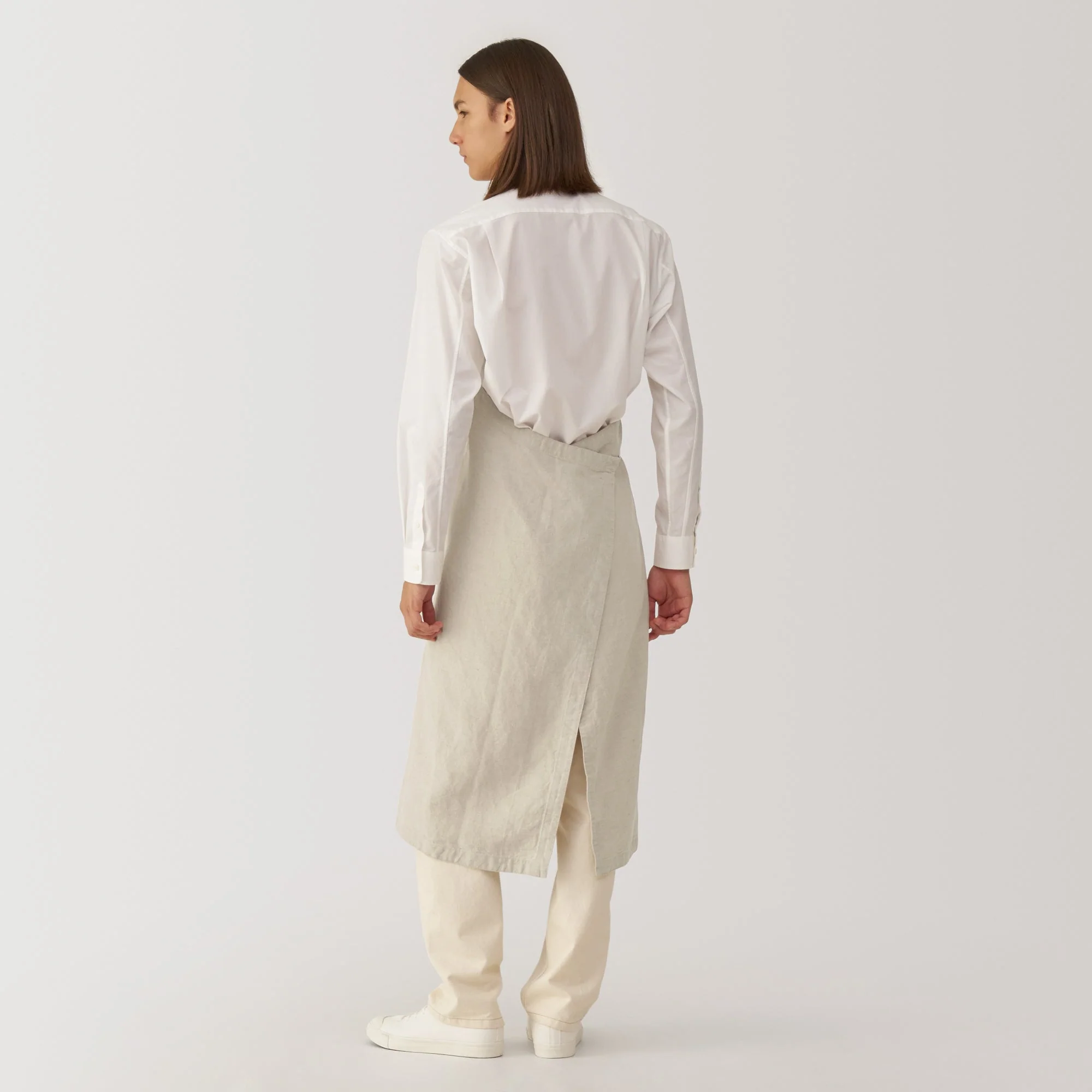 #deleted -imported - Labo Linen Work Apron - Image 25