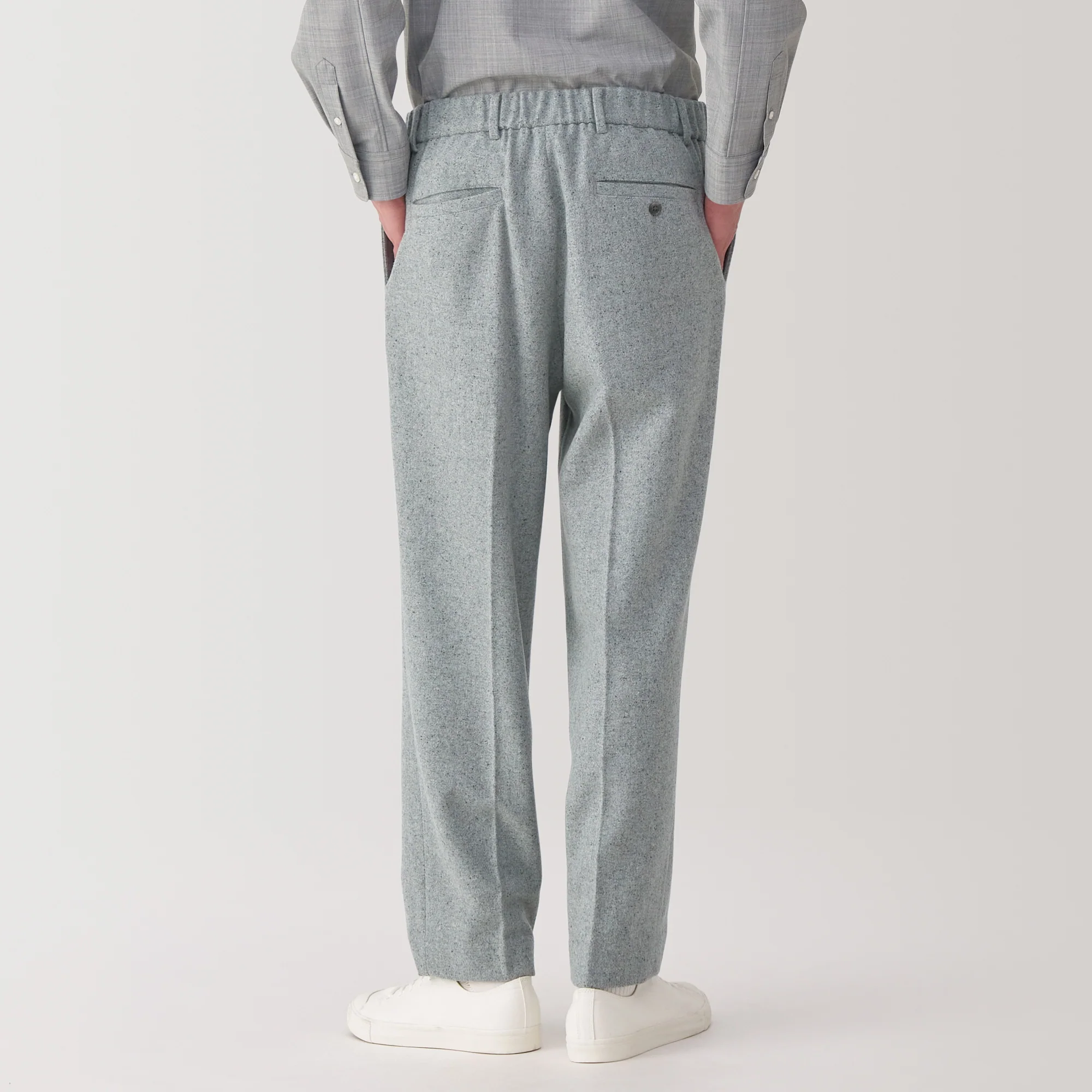 Labo Men's Cashmere Mix Darted Pants - Image 14