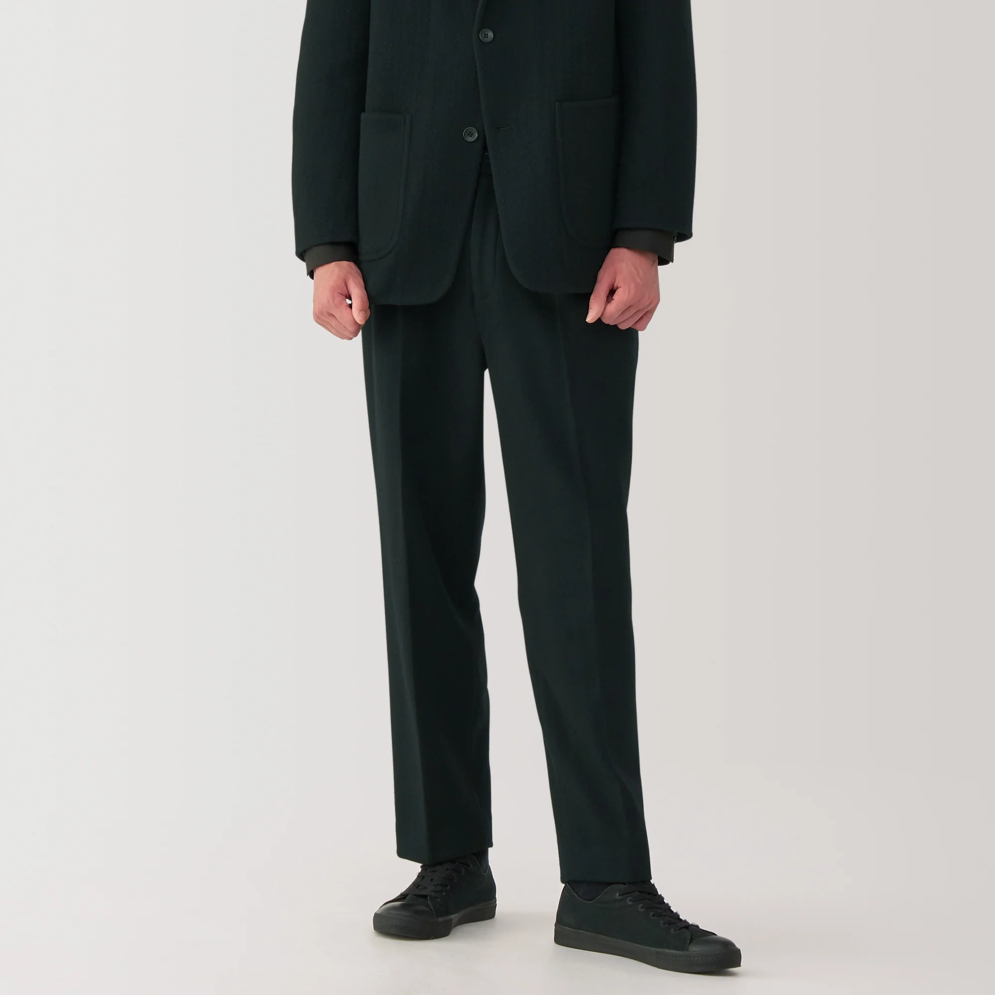Labo Men's Cashmere Mix Darted Pants - Image 21
