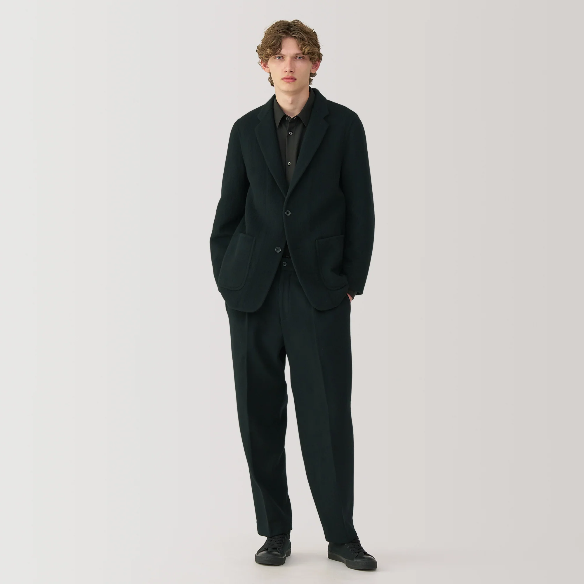 Labo Men's Cashmere Mix Darted Pants - Image 24
