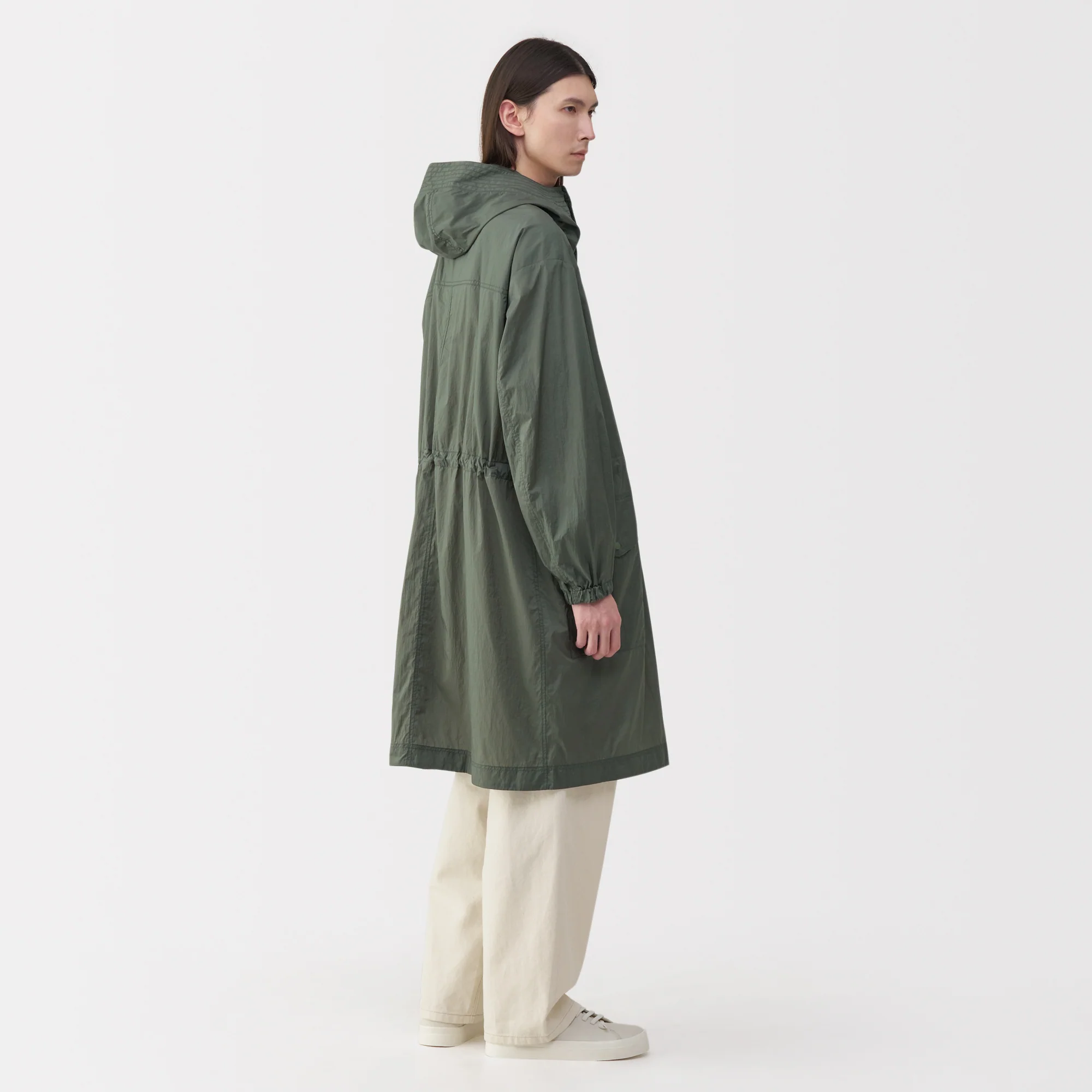 Labo Men's Light Waterproof Nylon Hooded Coat - Image 6