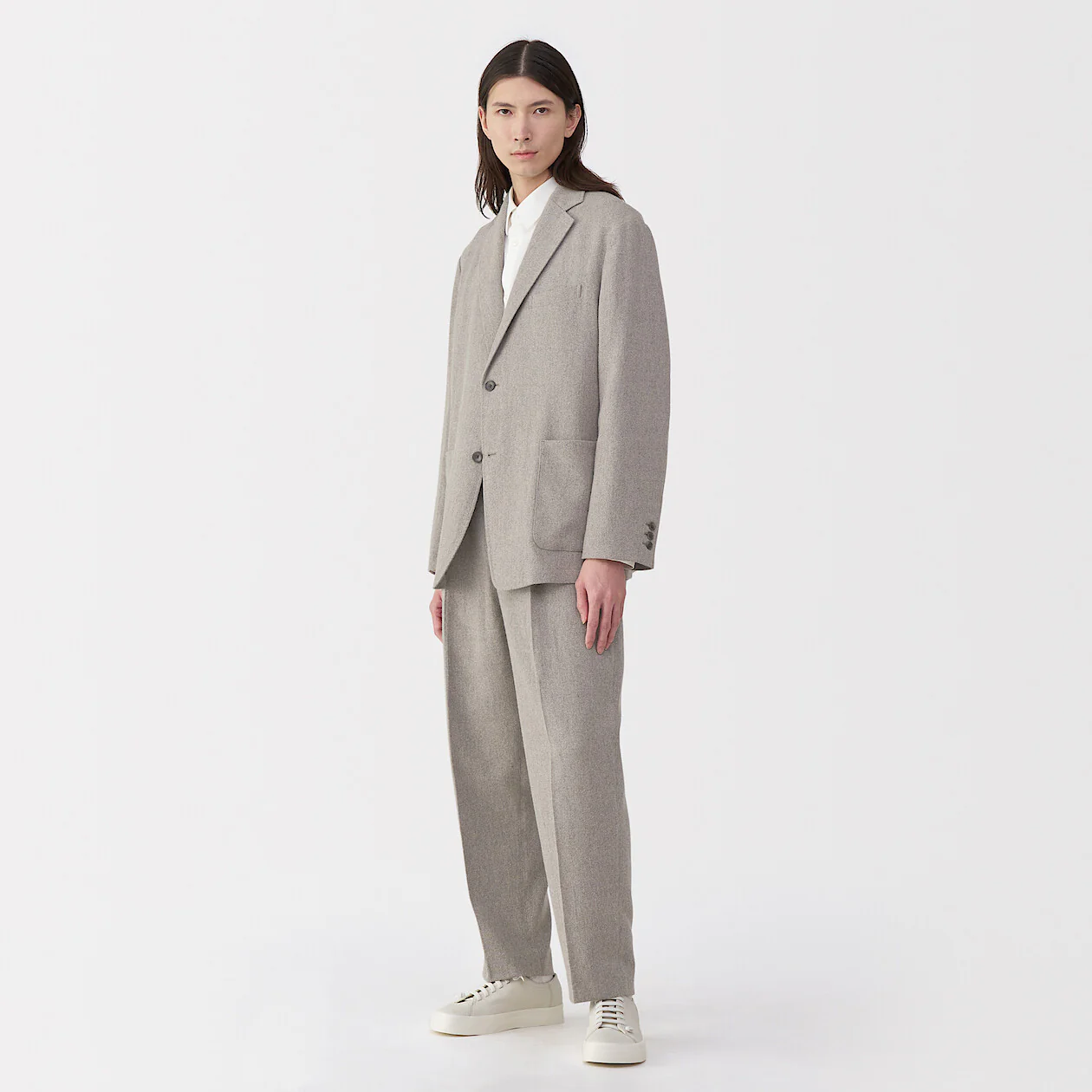 Labo Men's Linen Blend Wool Jacket - Image 14