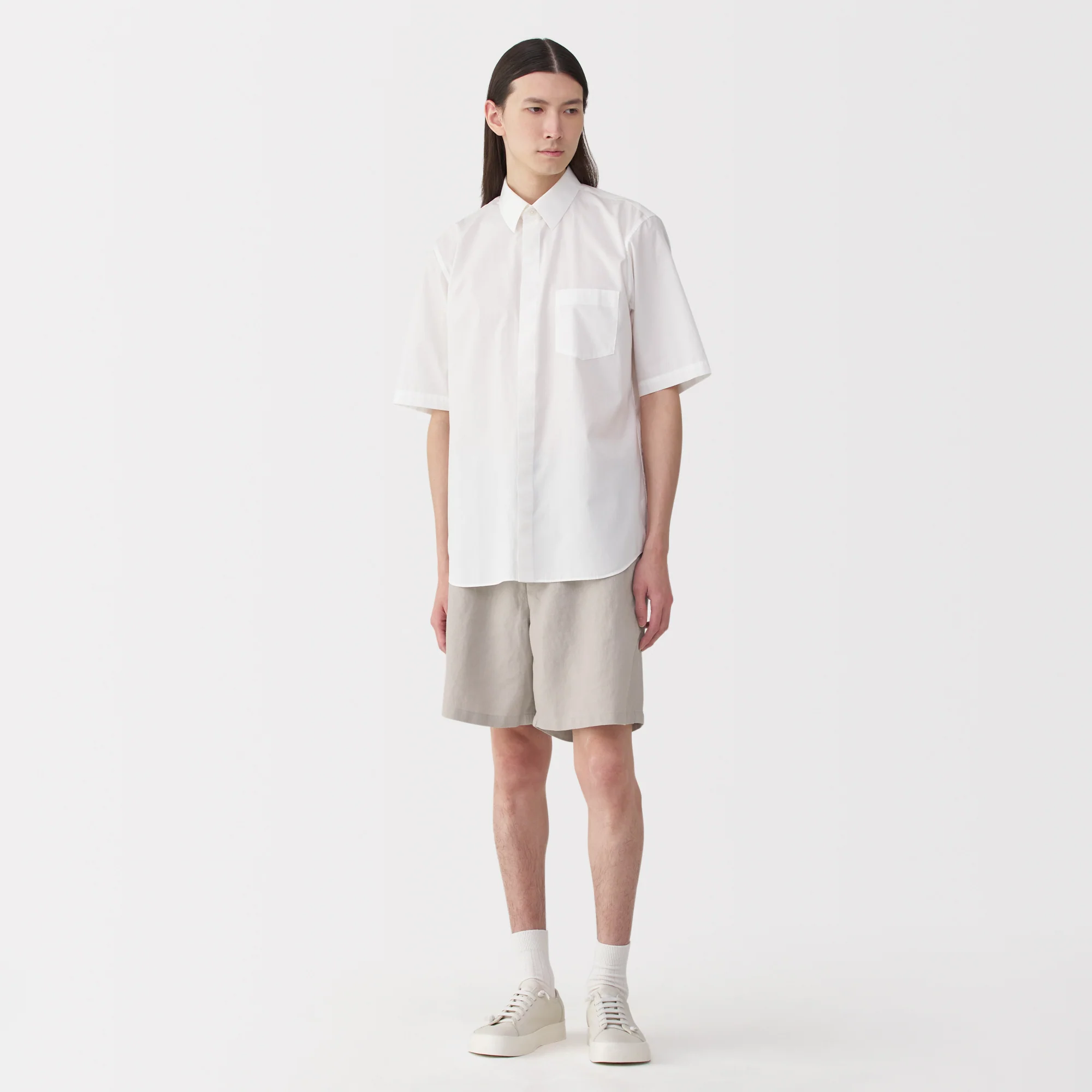 Labo Men's Ramie Fabric Shorts