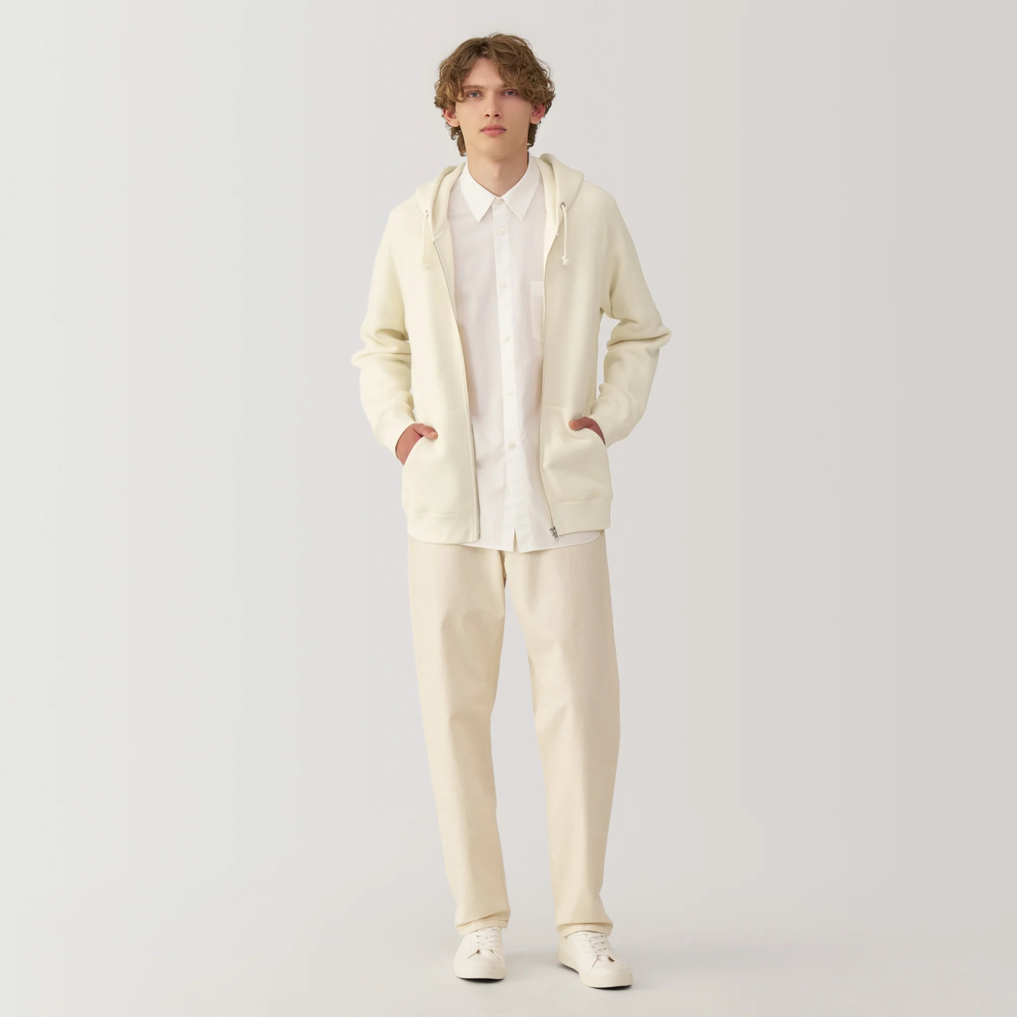 Labo Men's Traditional Knit Sweatshirt Zip Up Hoodie - Image 12