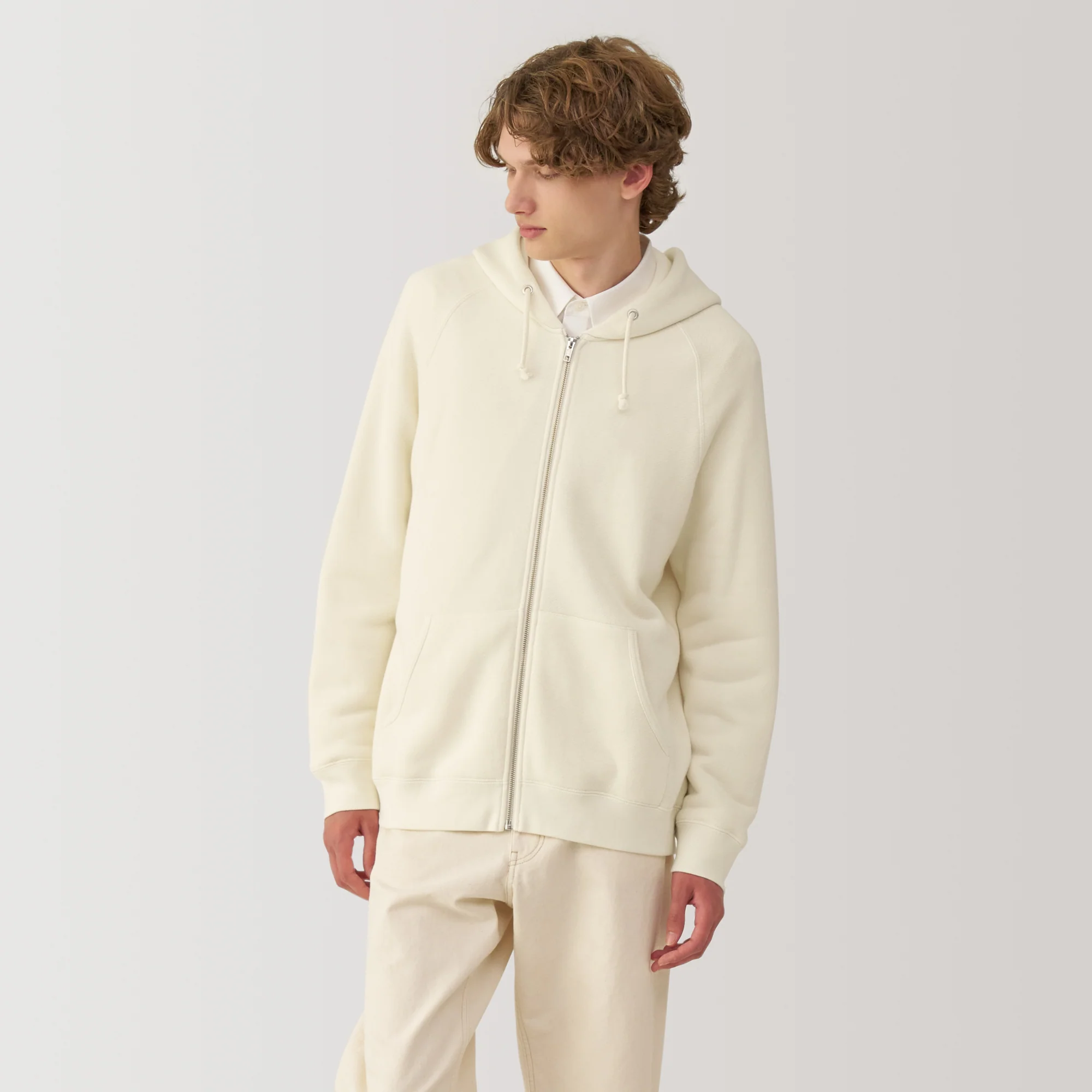 Labo Men's Traditional Knit Sweatshirt Zip Up Hoodie - Image 13