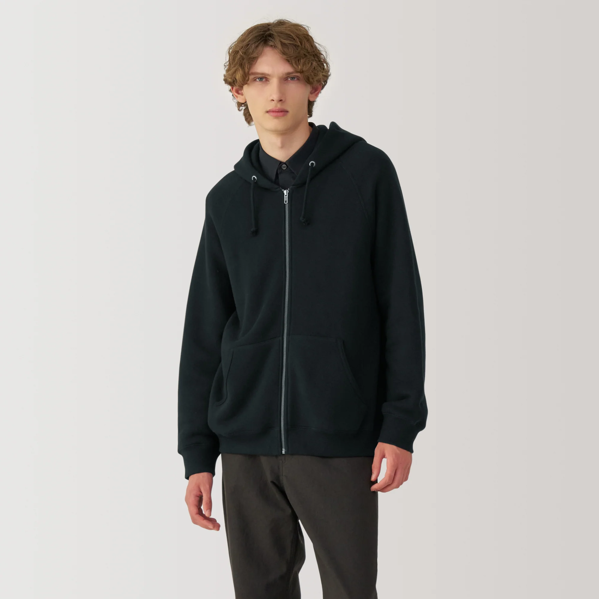 Labo Men's Traditional Knit Sweatshirt Zip Up Hoodie - Image 4