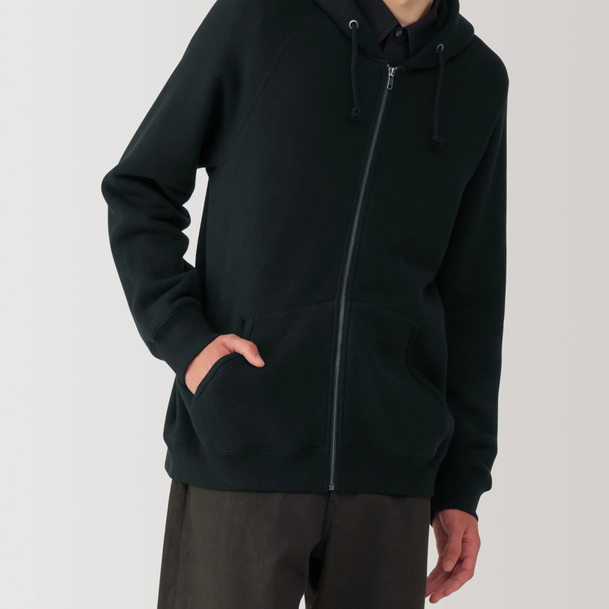 Labo Men's Traditional Knit Sweatshirt Zip Up Hoodie - Image 9