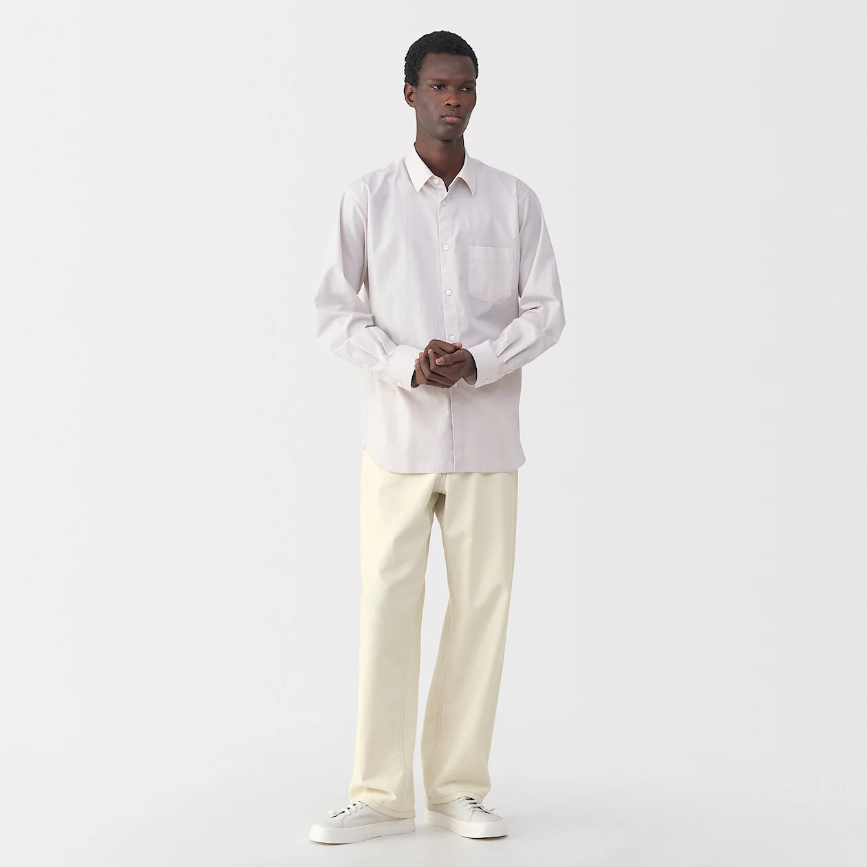 Labo Men's Washi Blend Twill 5-Pocket Wide Pants (L32") - Image 13