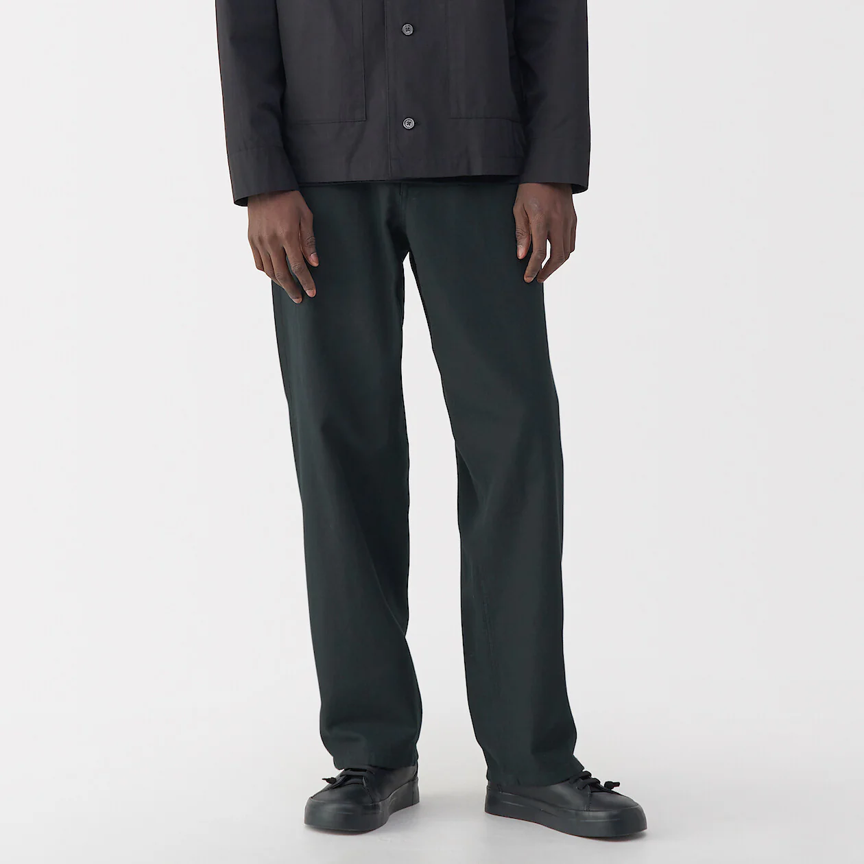 Labo Men's Washi Blend Twill 5-Pocket Wide Pants (L32") - Image 3
