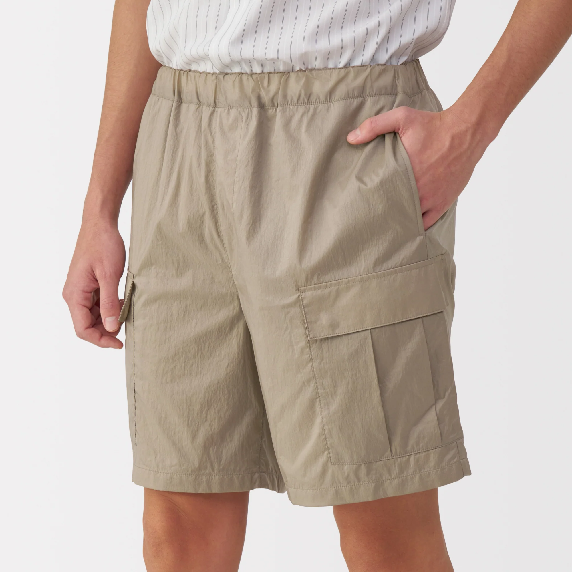 Labo Men's Water Repellent Nylon Cargo Shorts - Image 18