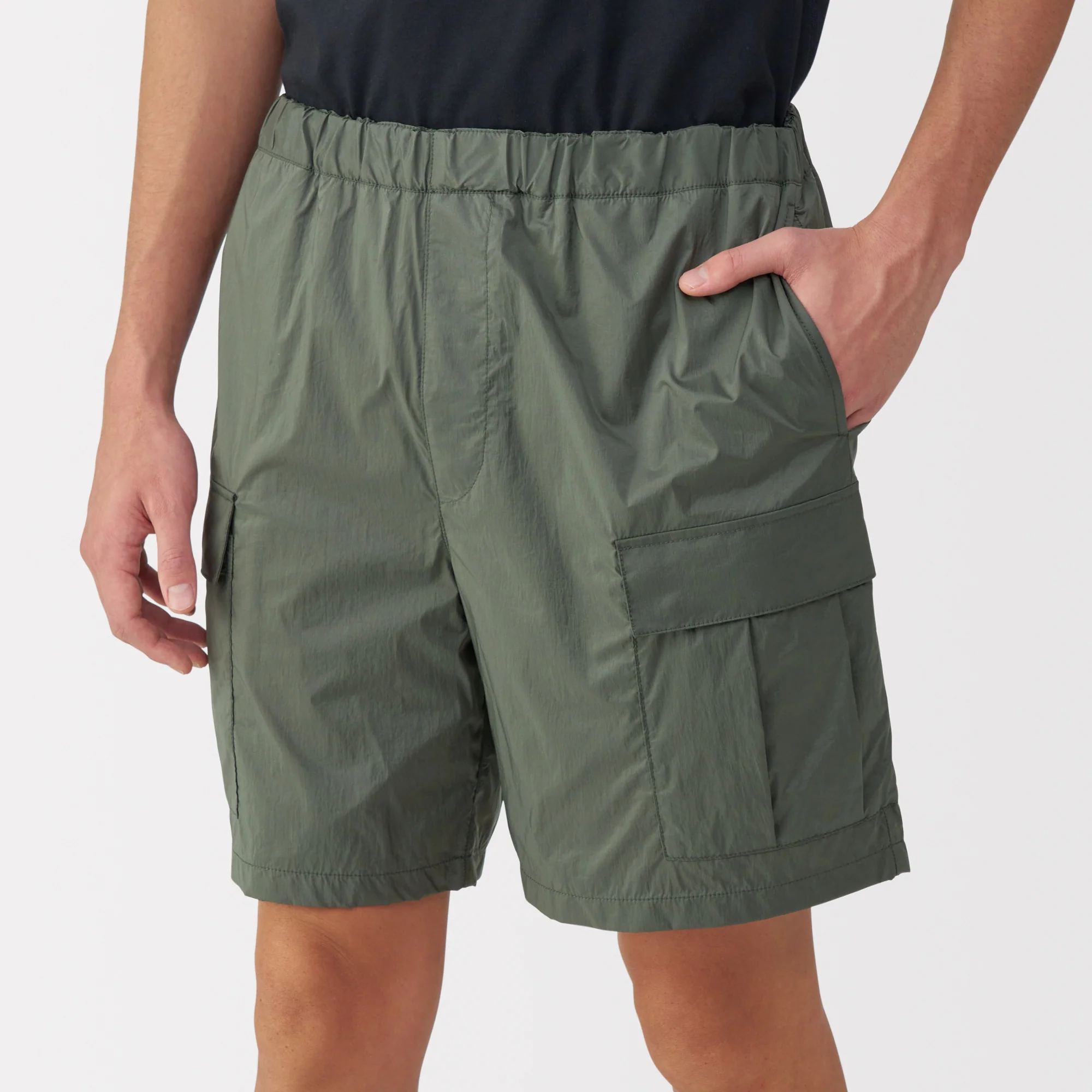 Labo Men's Water Repellent Nylon Cargo Shorts - Image 29