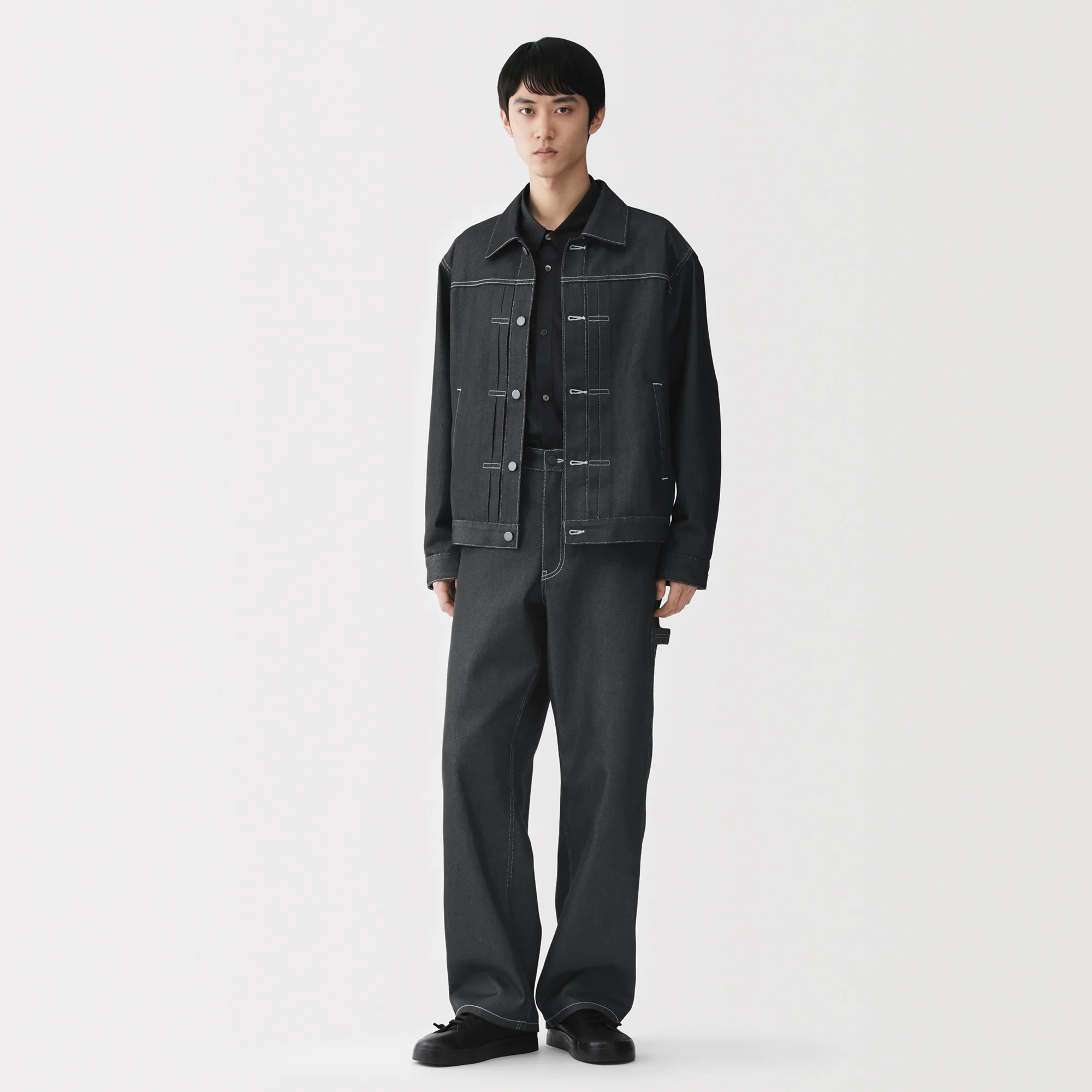 Labo Polyester Denim Work Pants