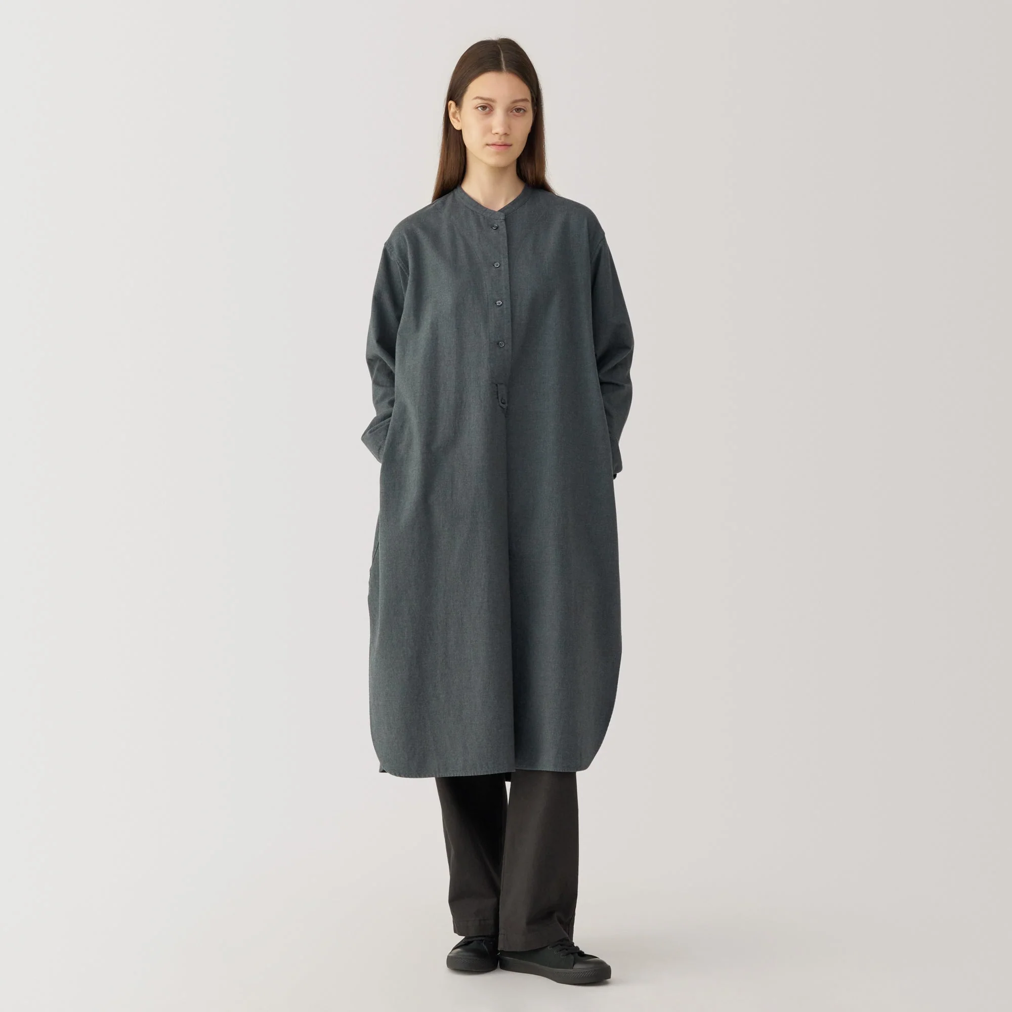 Labo Women's Brushed Cotton Twill Shirt Dress - Image 4