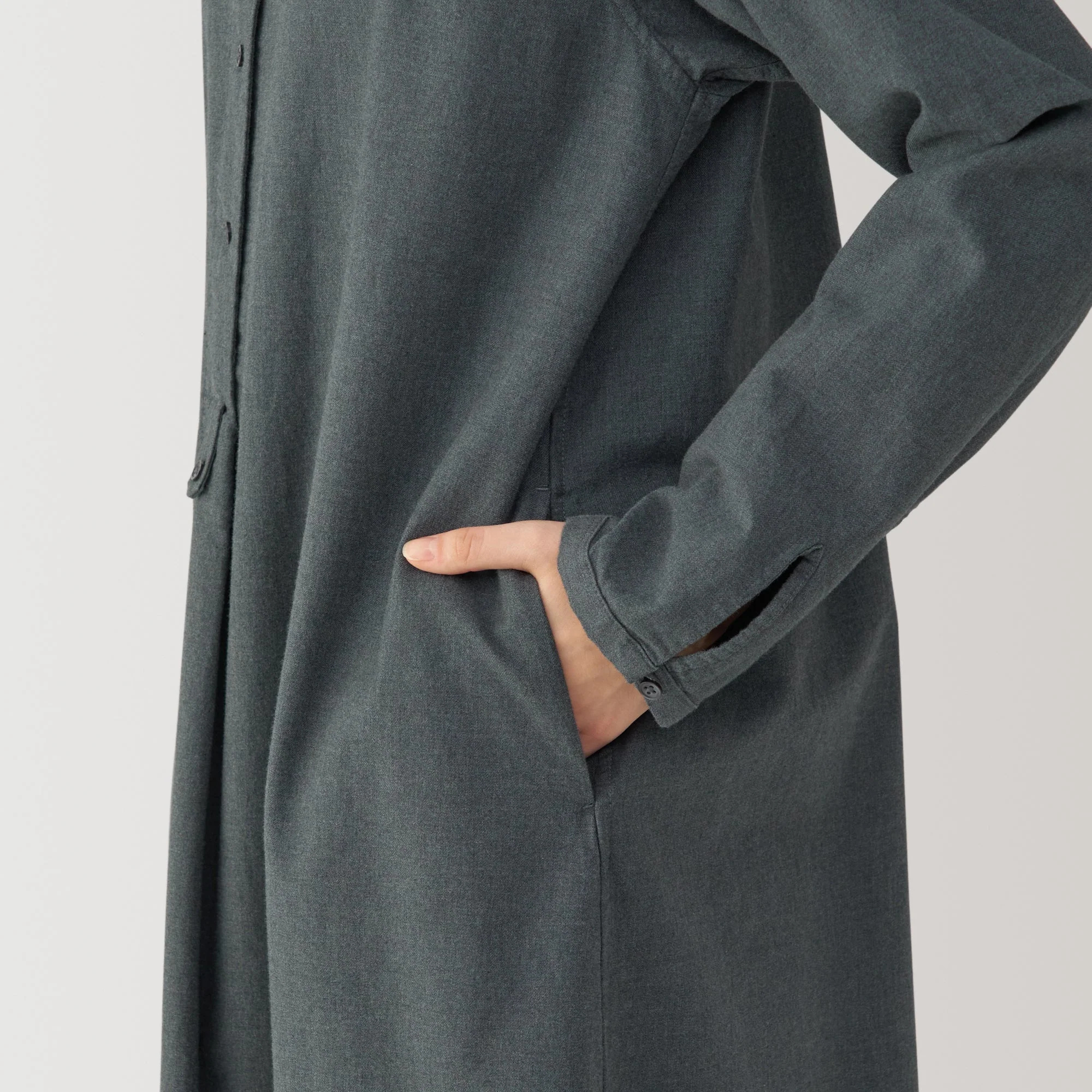 Labo Women's Brushed Cotton Twill Shirt Dress - Image 8