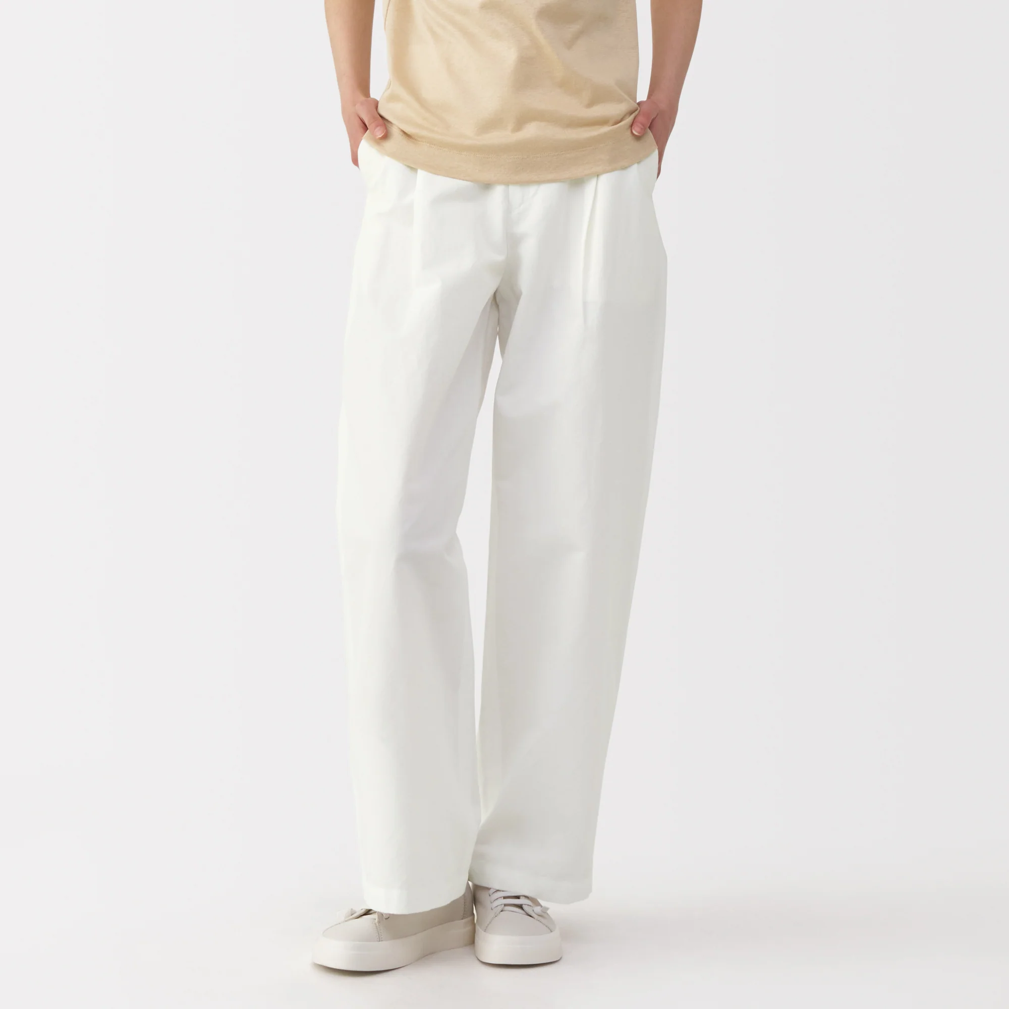 Labo Women's Cotton Blend Darted Wide Pants - Image 14