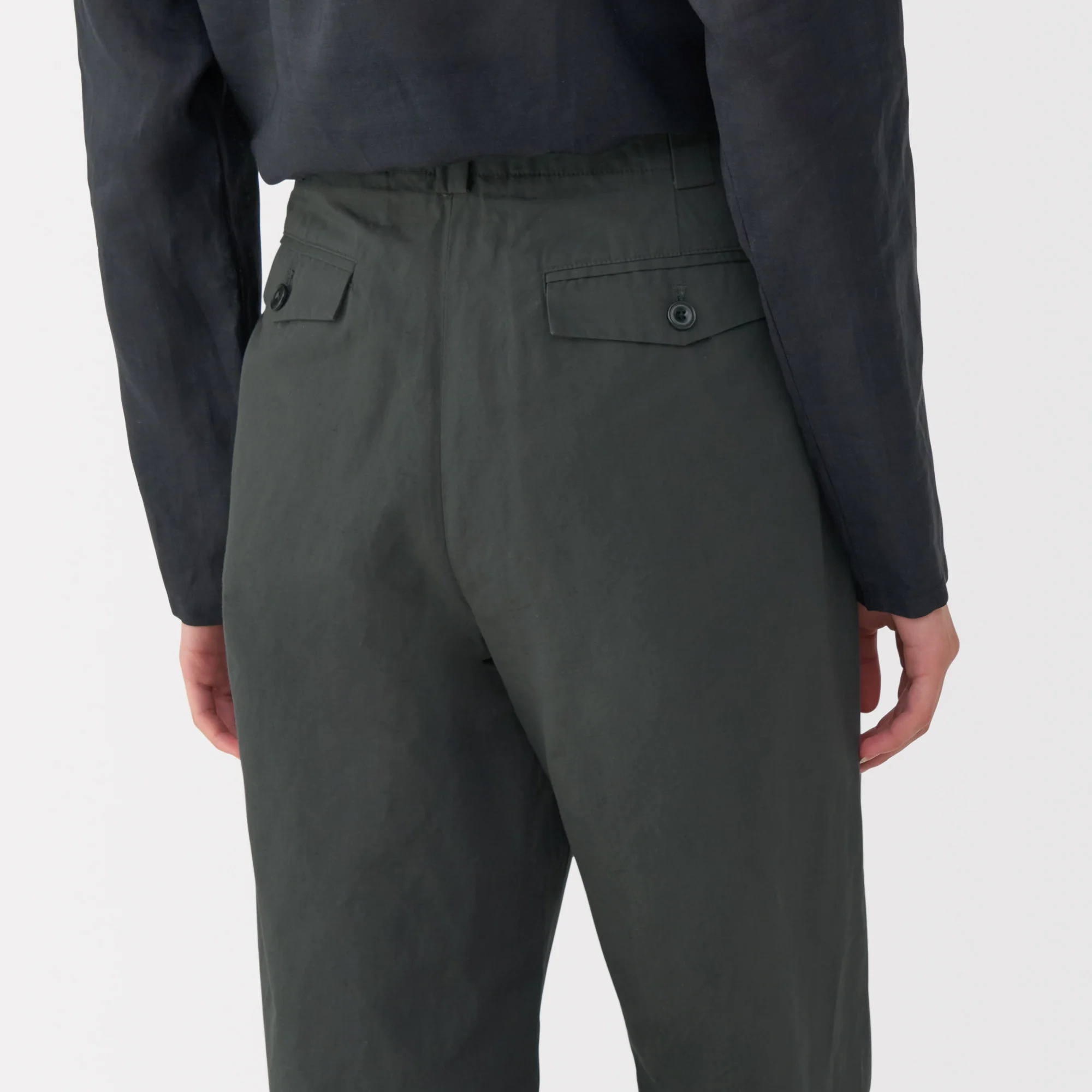 Labo Women's Cotton Blend Darted Wide Pants - Image 28