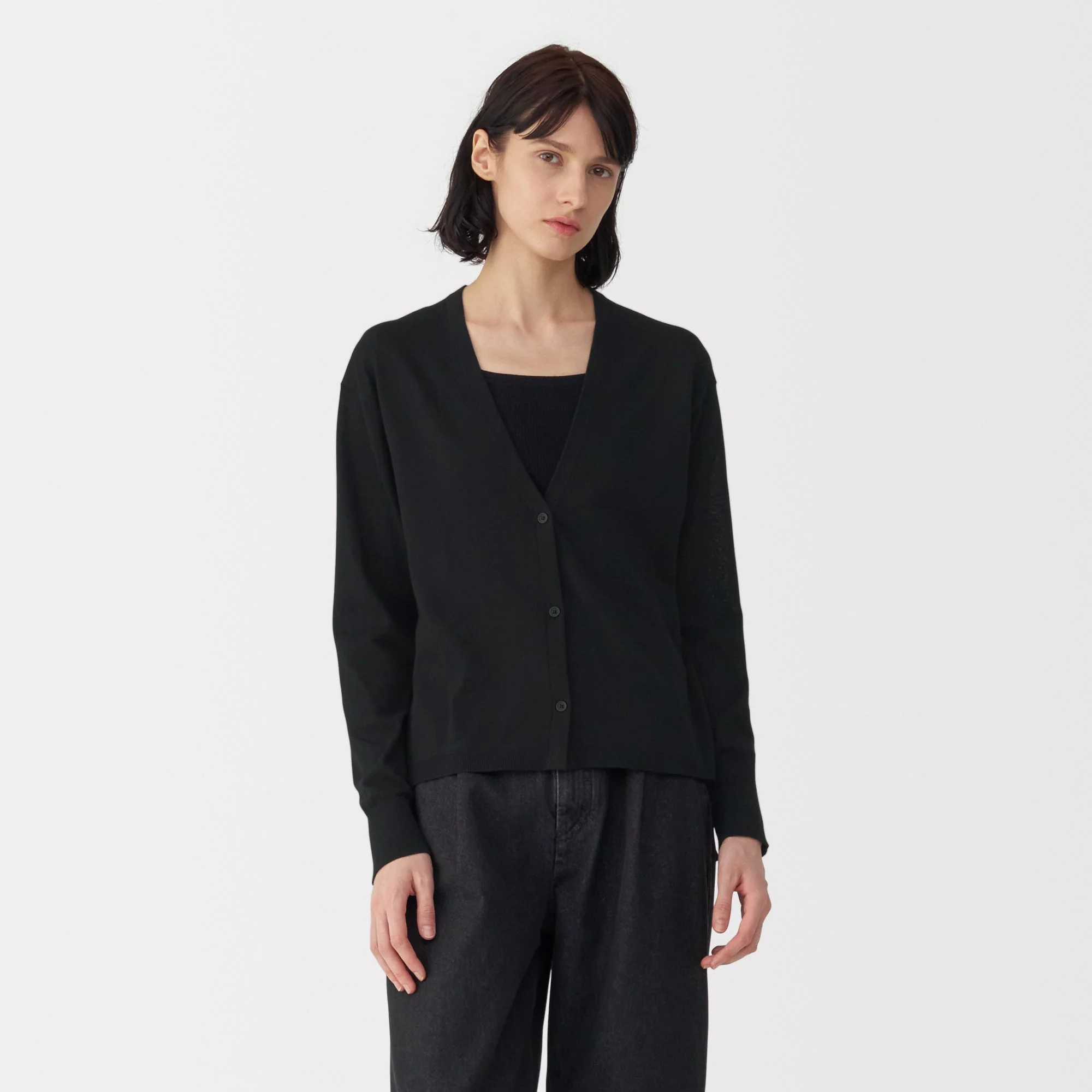Labo Women's Cotton High Gauge Knit Cardigan - Image 18