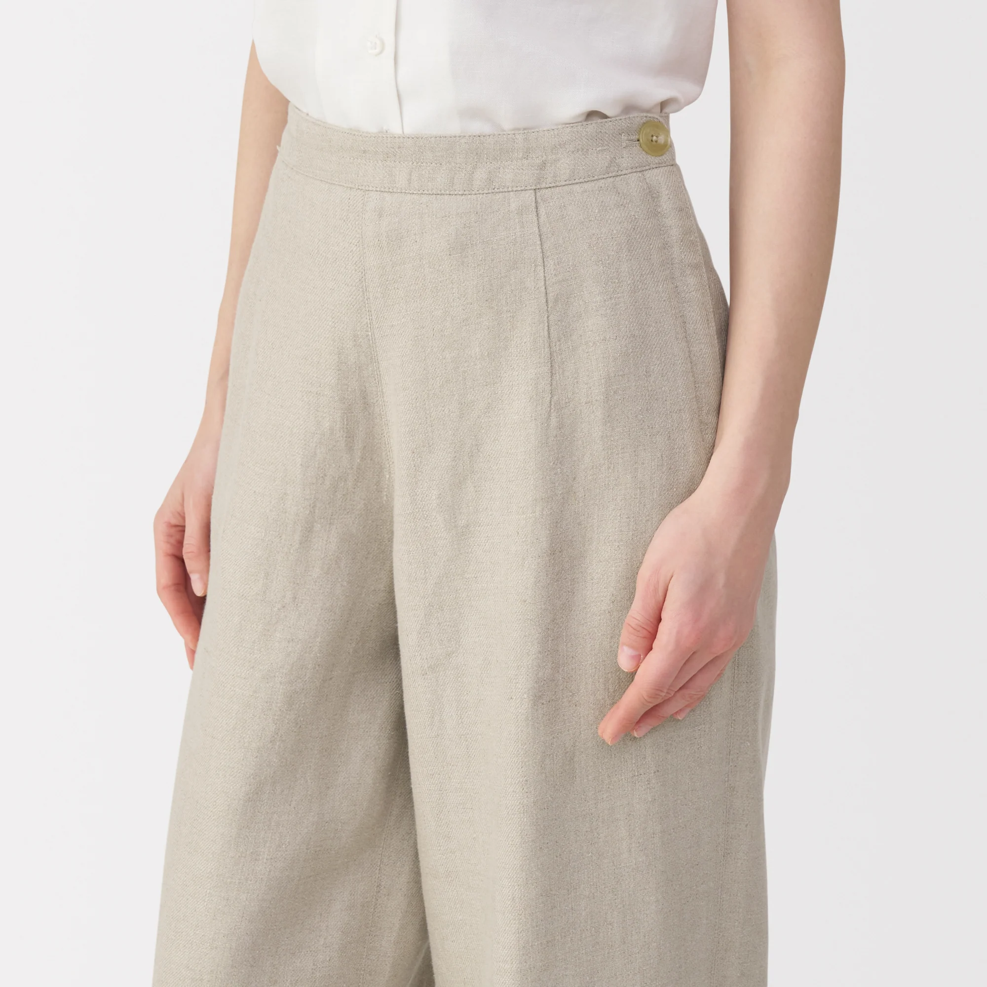 Labo Women's Heavyweight Linen Wide Pants - Image 16