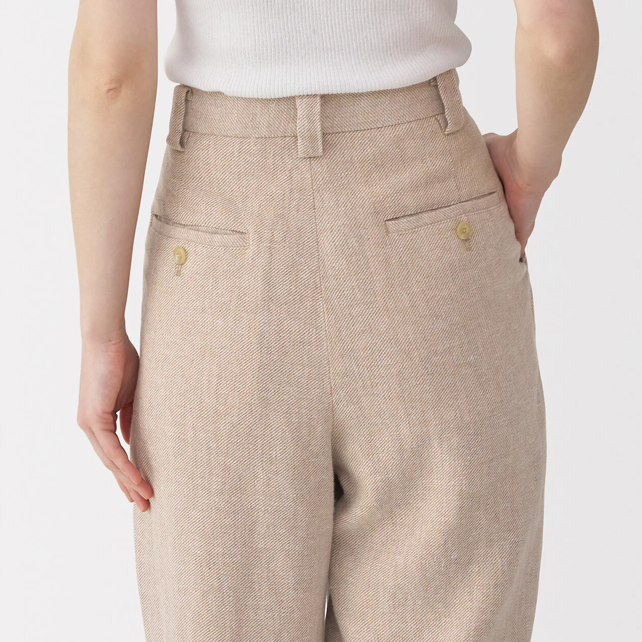 Labo Women's Linen Blend Wool Pants - Image 8