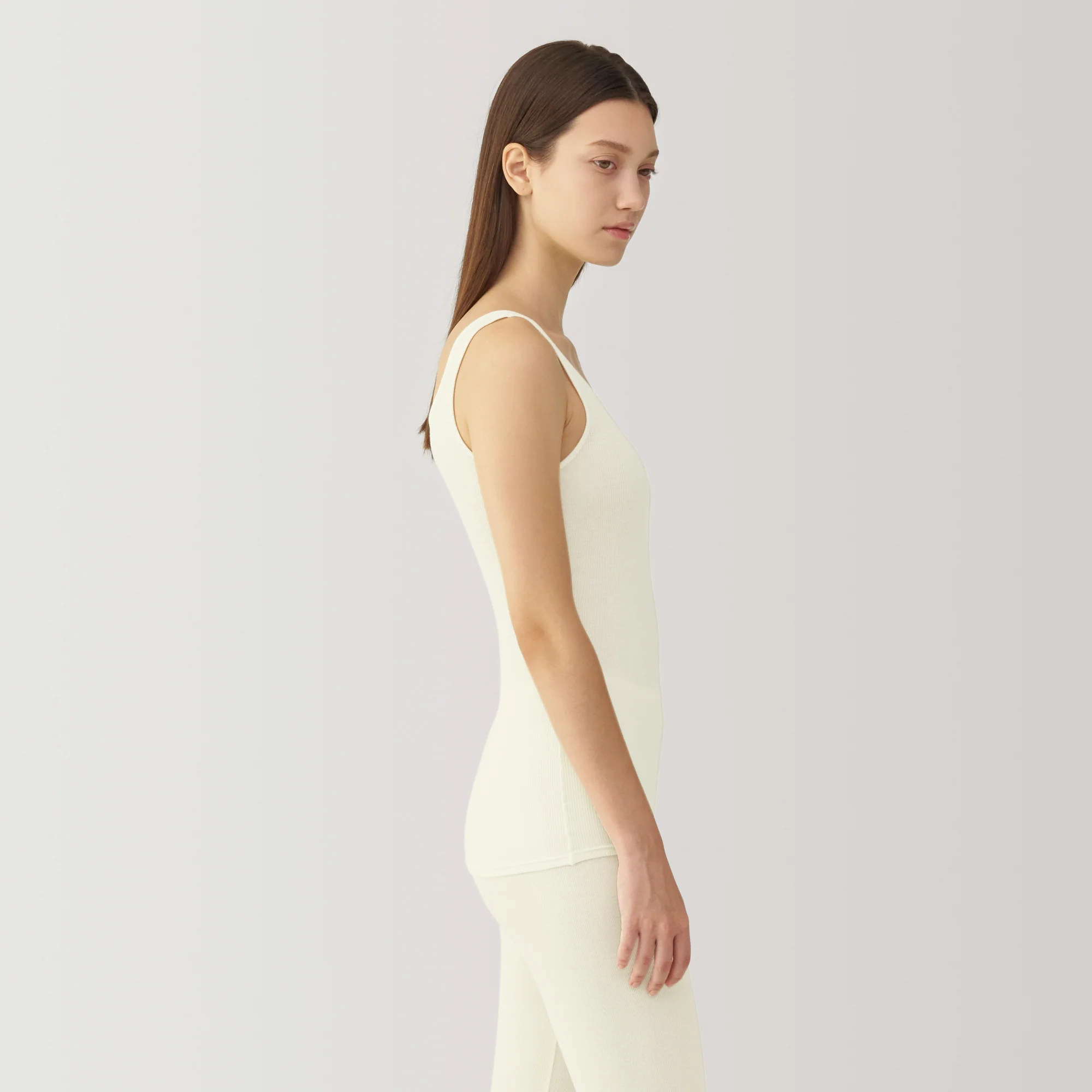 Labo Women's Lyocell Silk Ribbed Tank Top - Image 11