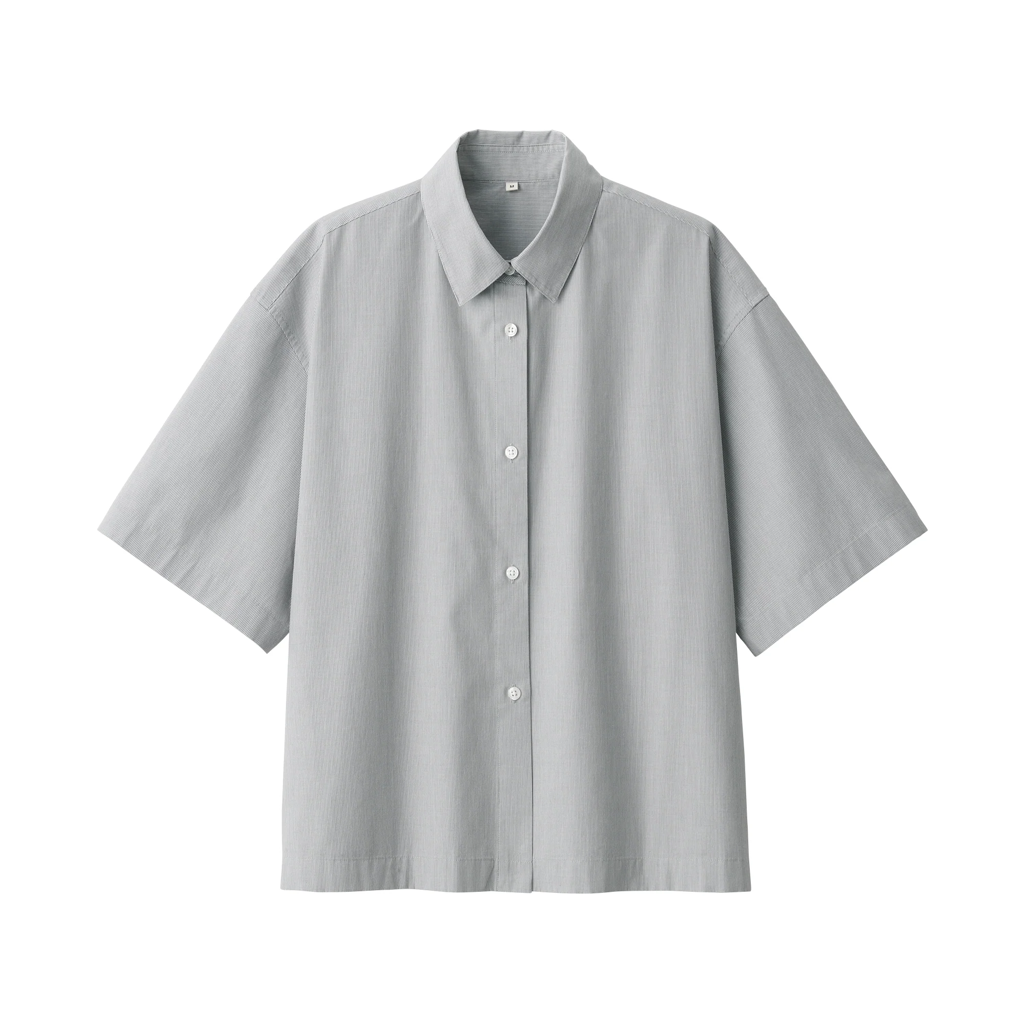 Labo Women's Poplin Short Sleeve Striped Shirt - Image 2