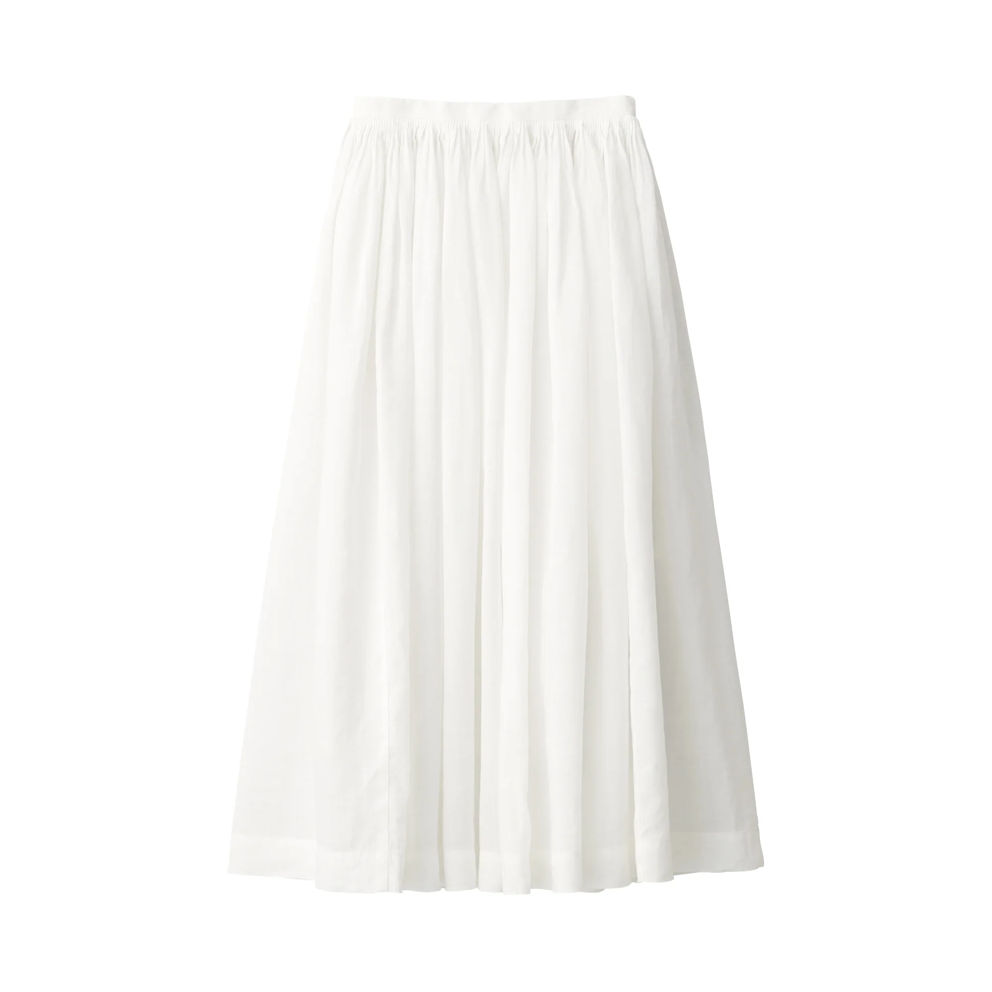 Labo Women's Ramie Fabric Tucked Skirt - Image 2