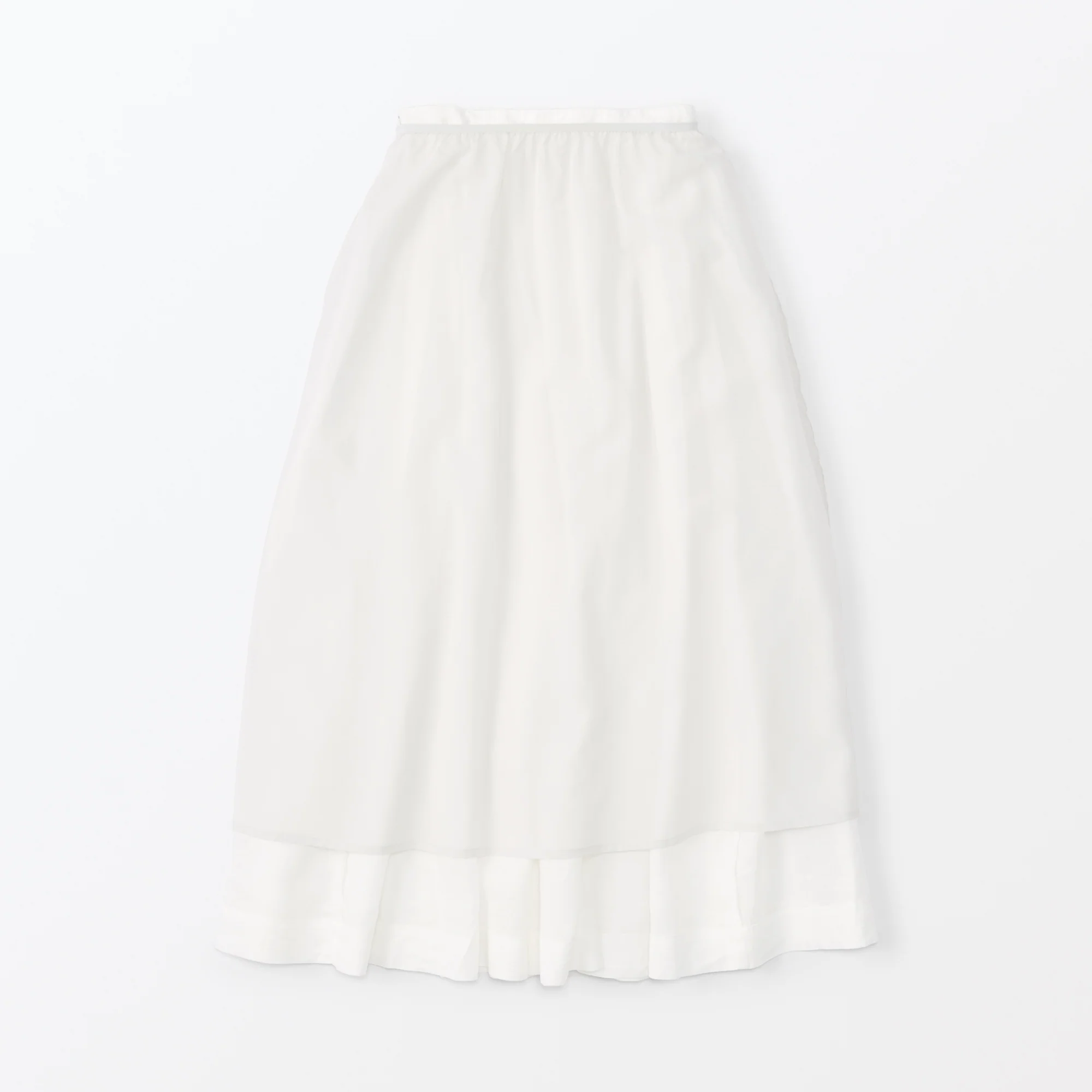 Labo Women's Ramie Fabric Tucked Skirt - Image 9