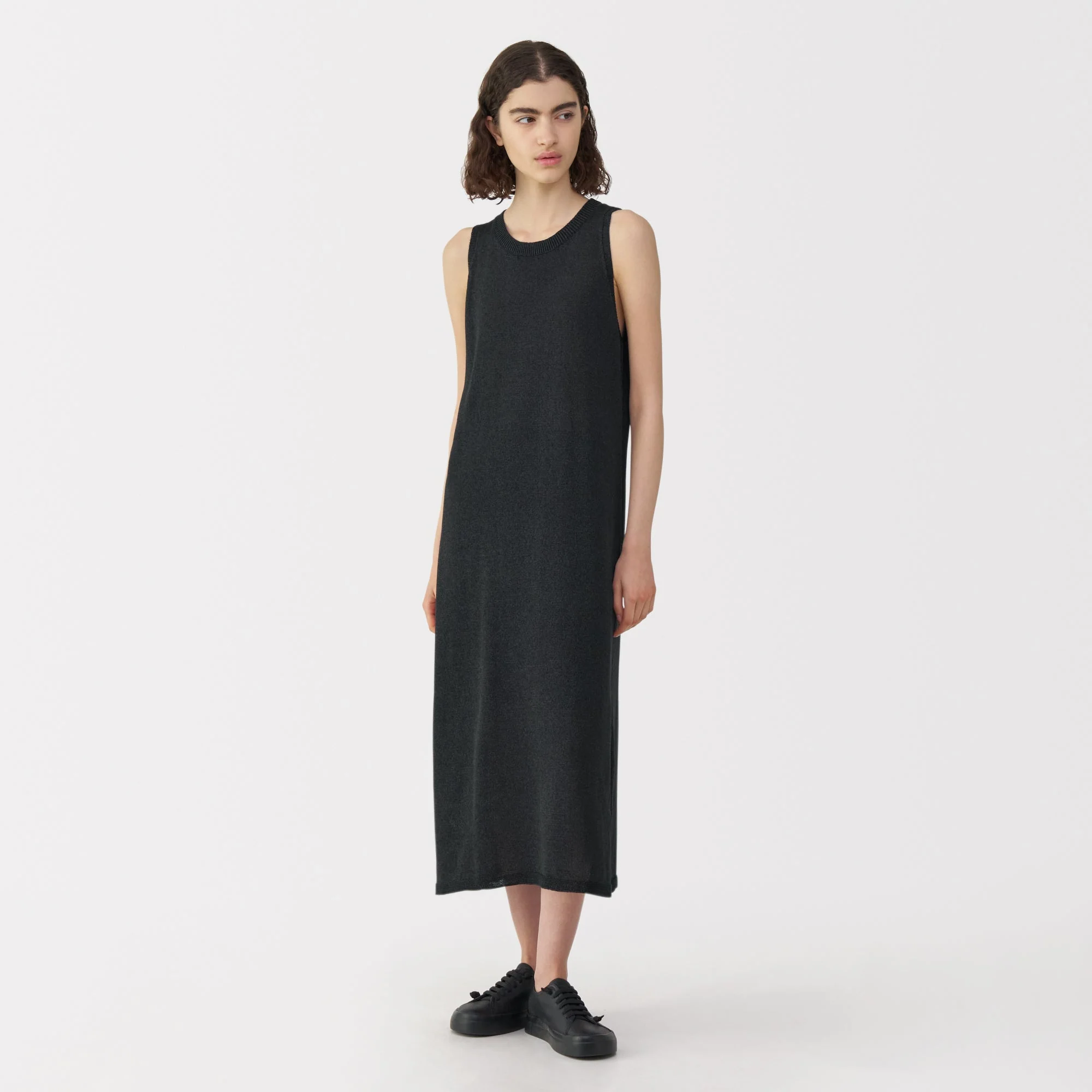 Labo Women's Washi Blend Knit Sleeveless Dress - Image 3