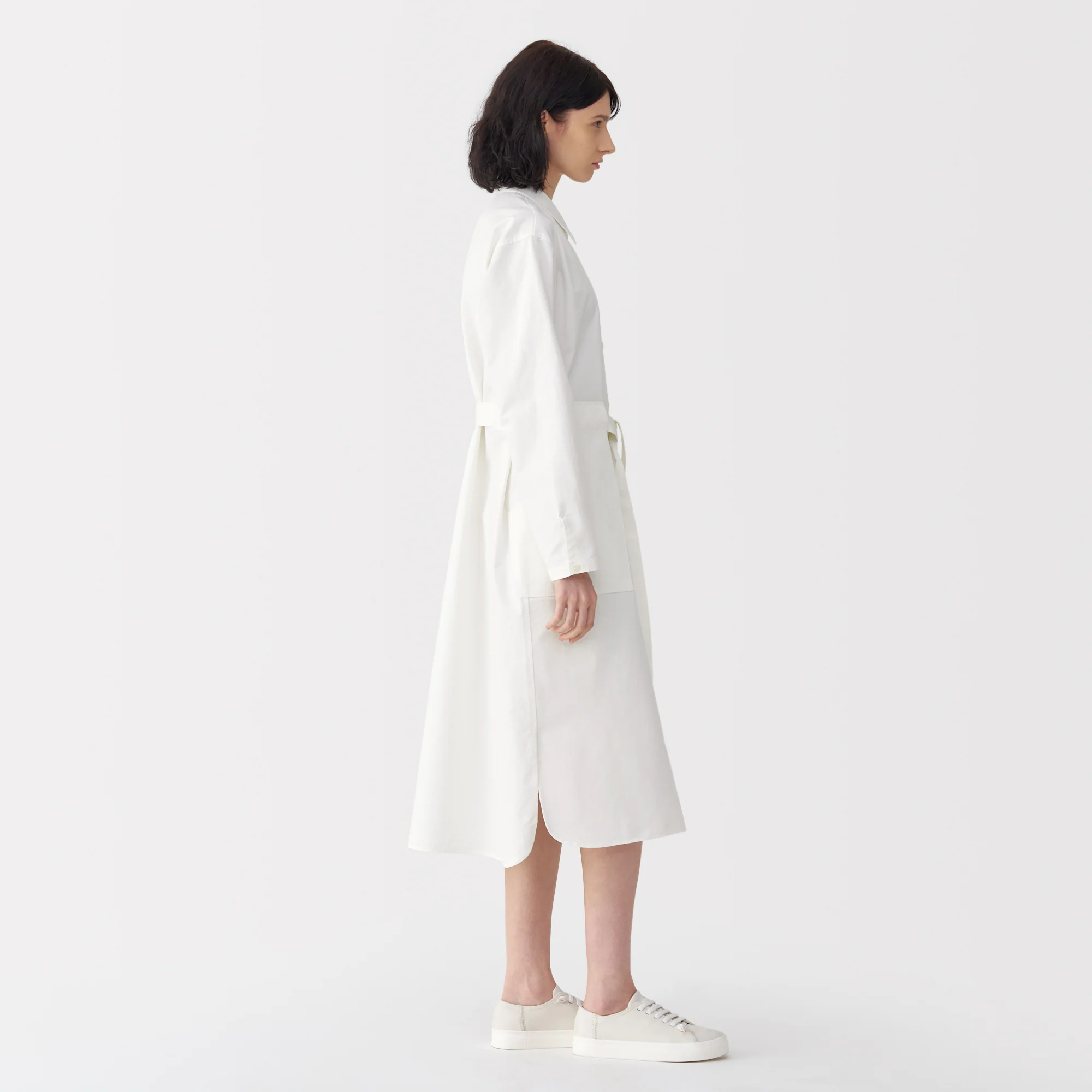 Labo Women's Washi Blend Twill Shirt Dress - Image 5