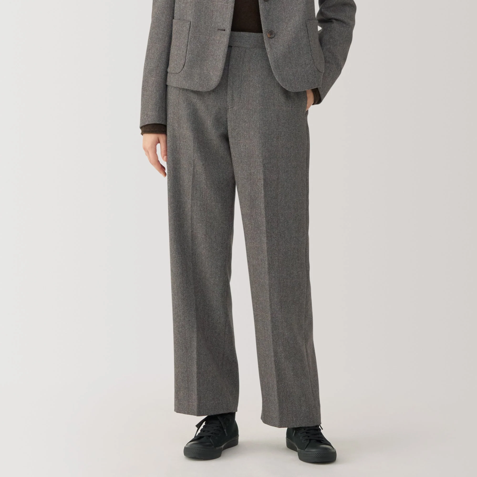 Labo Women's Wool Blend Straight Pants