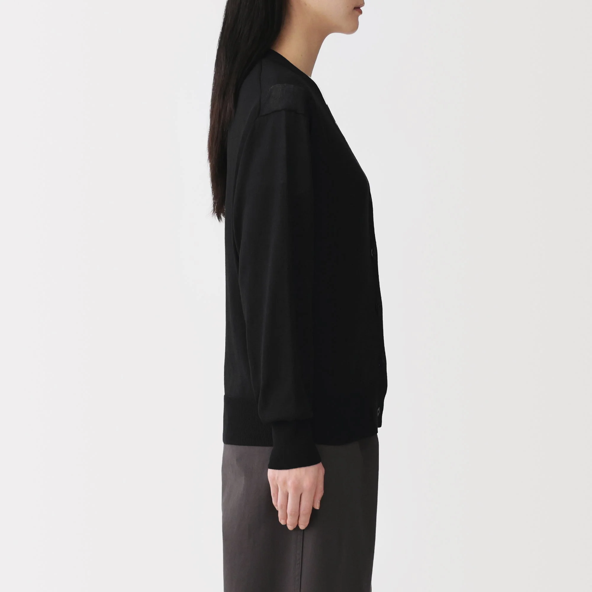 Light Knit V-Neck Cardigan - Image 21