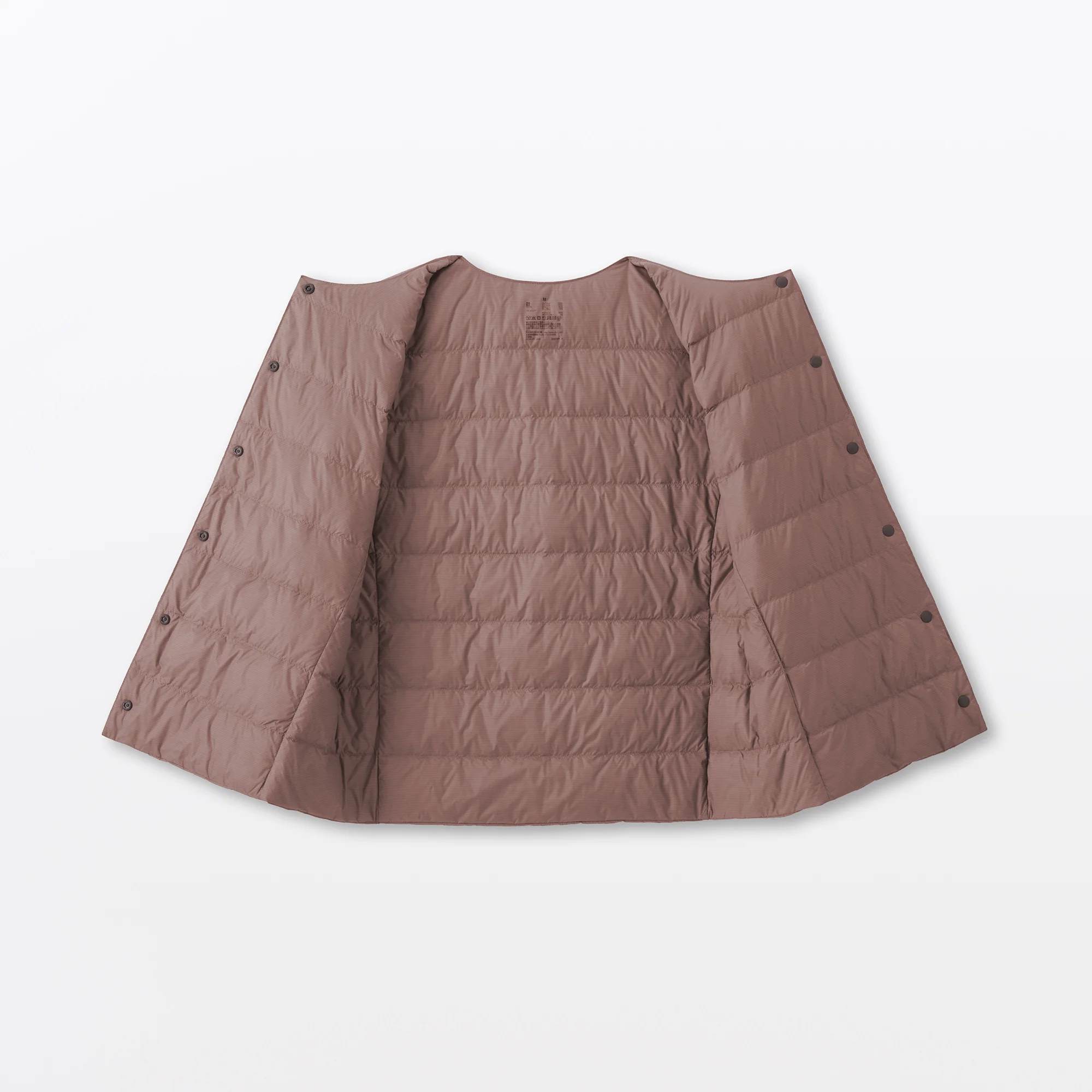 Lightweight Down Collarless Vest - Image 11