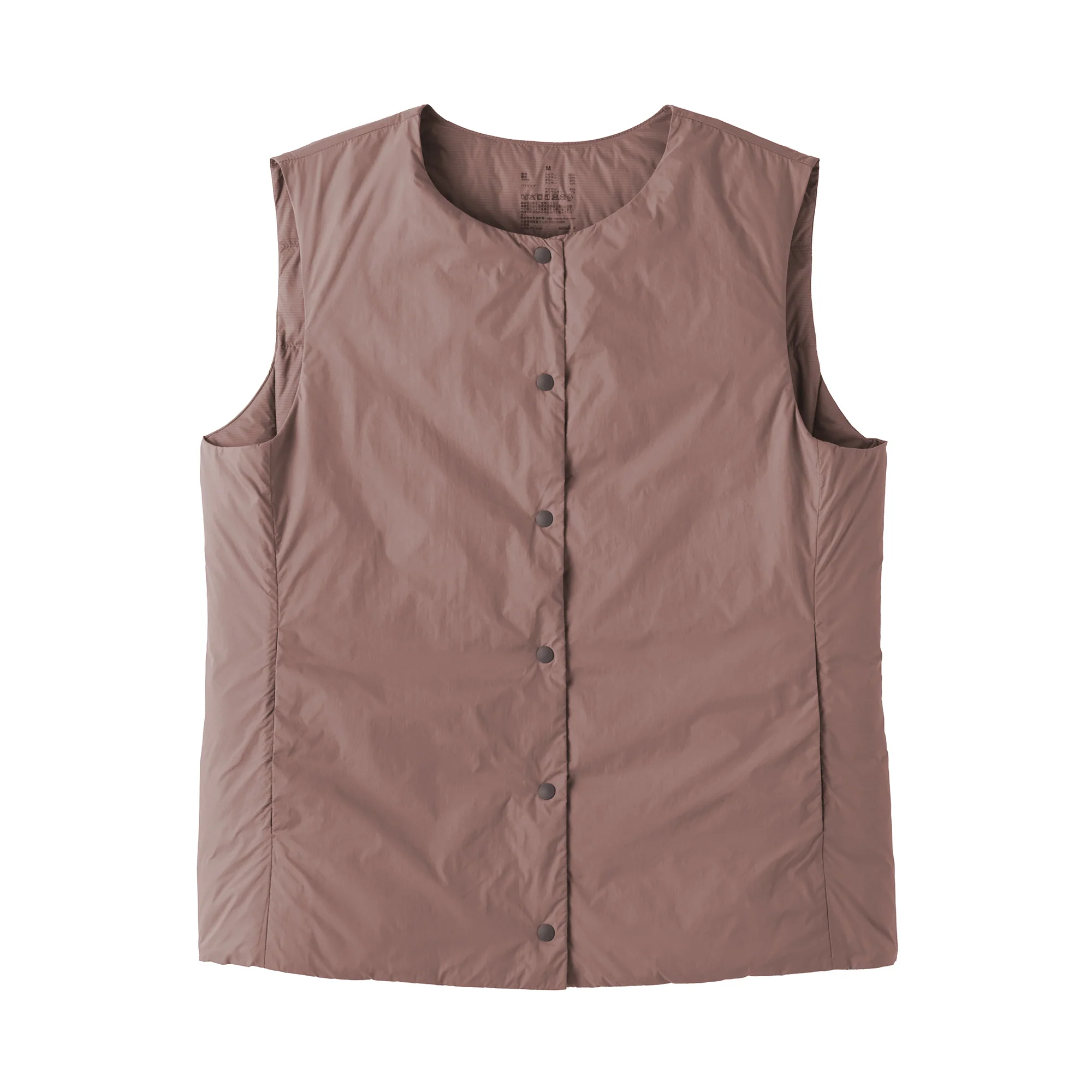 Lightweight Down Collarless Vest - Image 2