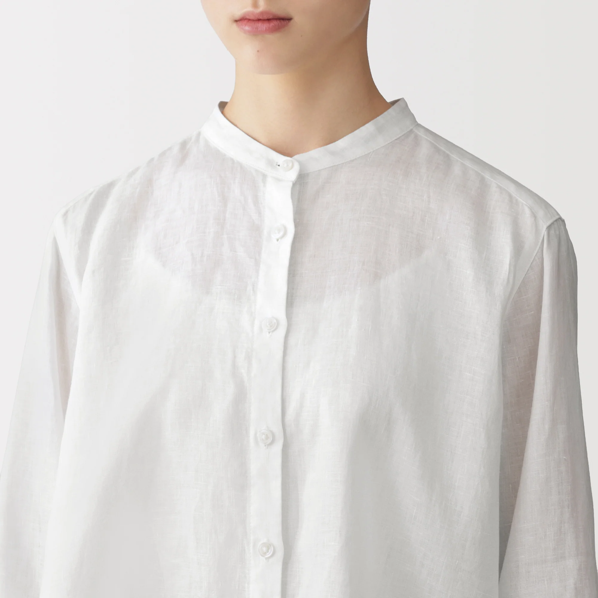 Linen 3/4 Sleeve Blouse - Image 16