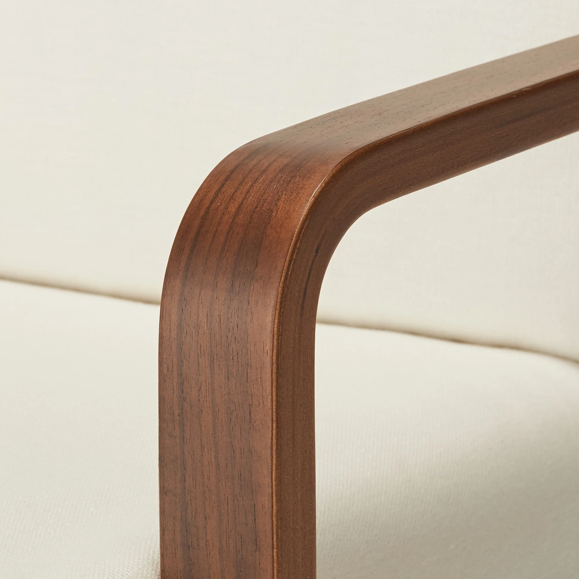 Living Dining Sofa Chair Arm - Walnut - Image 3