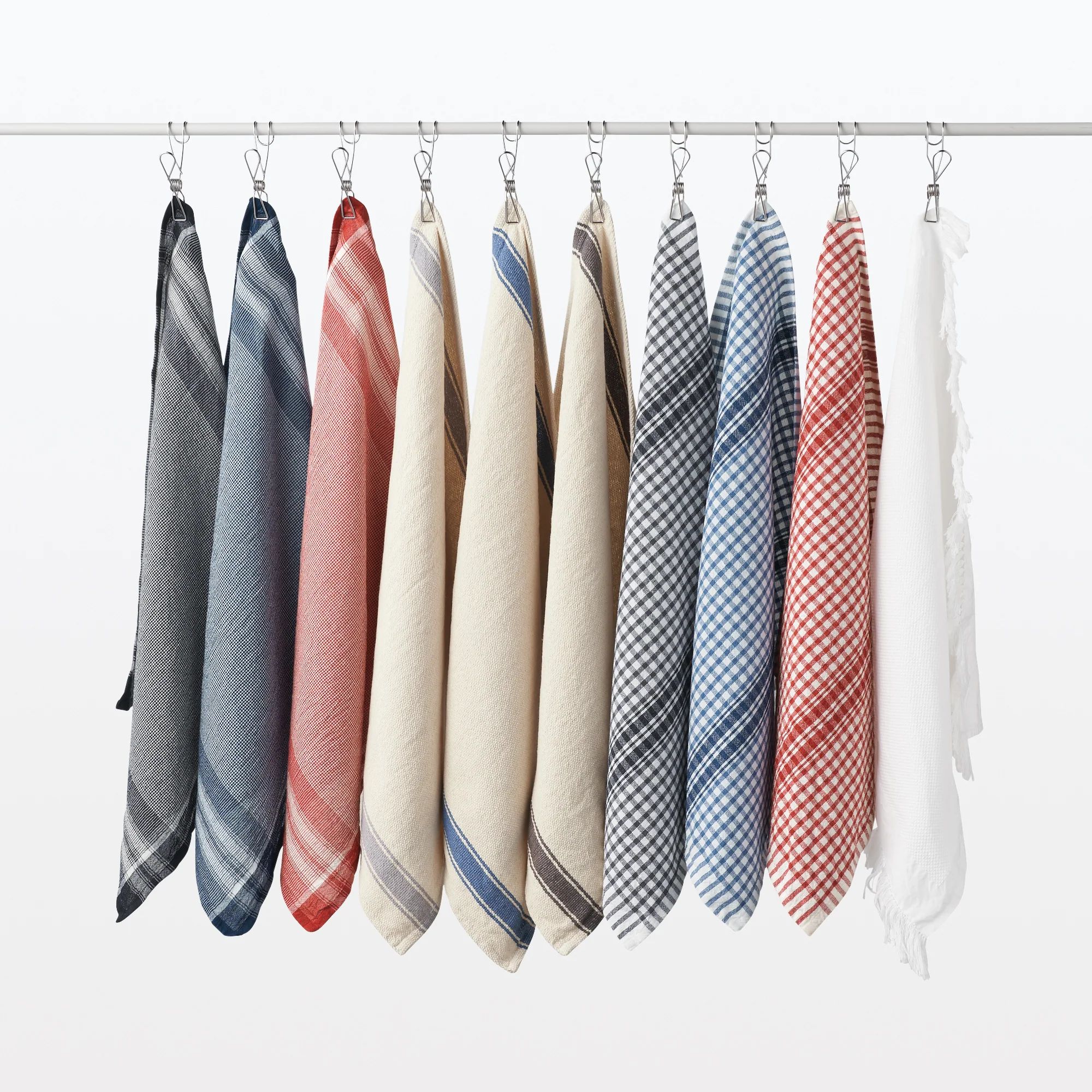 Low-Count Indian Cotton Multipurpose Cloth Striped Ends - Image 12