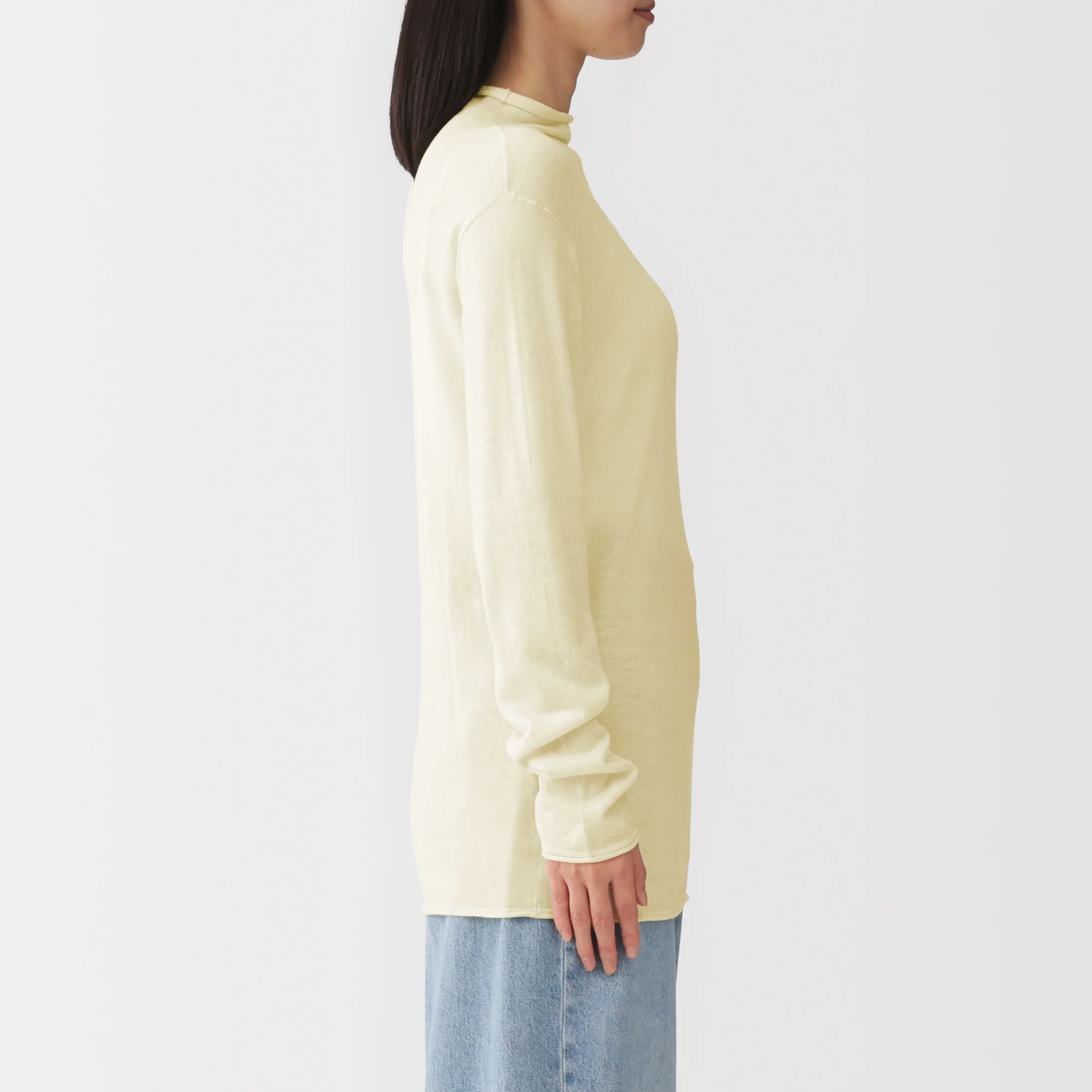 Lyocell Blend Mockneck Sweater - Image 13