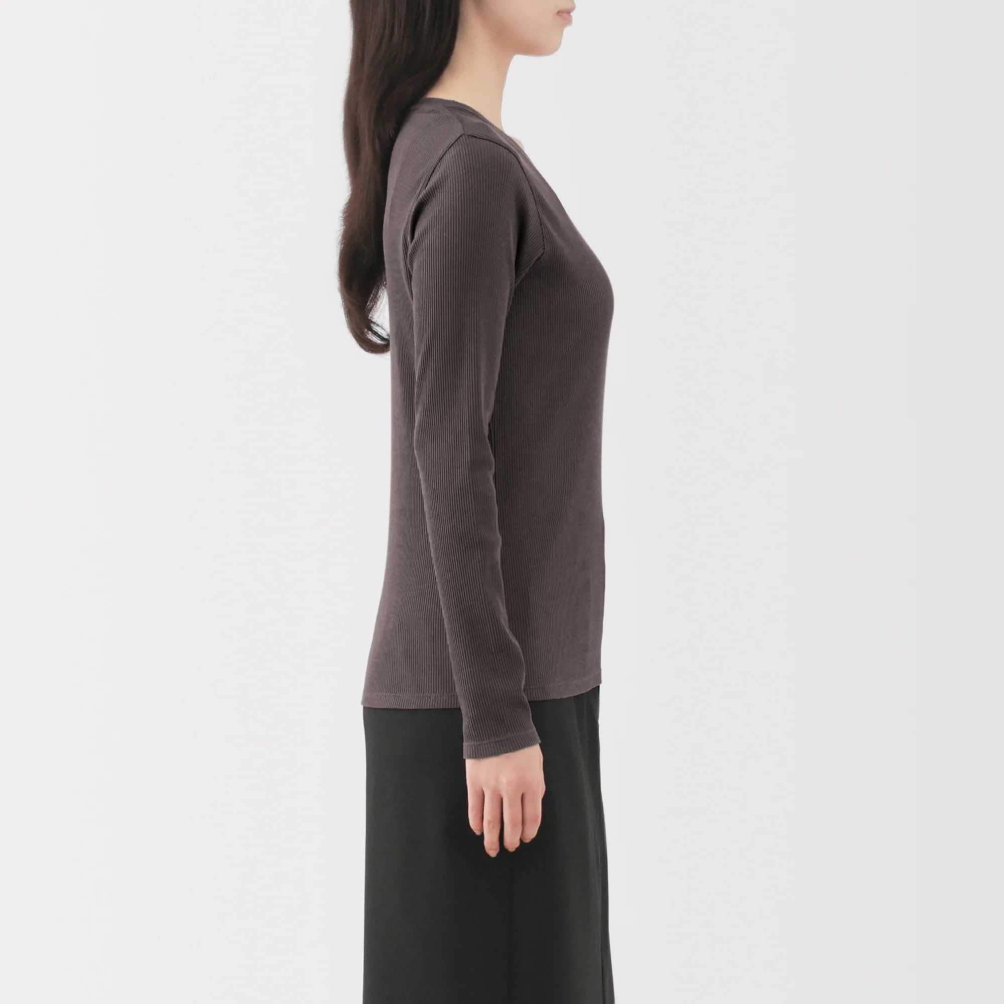 Lyocell Blend Rib T-Shirt - Image 13