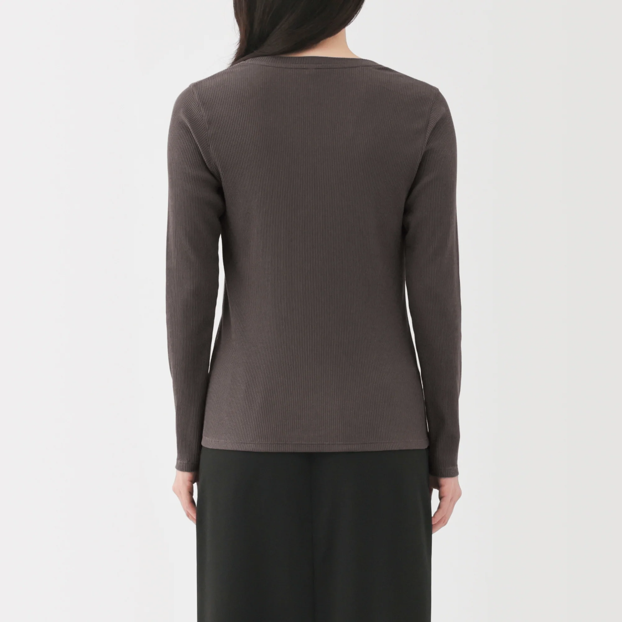 Lyocell Blend Rib T-Shirt - Image 38