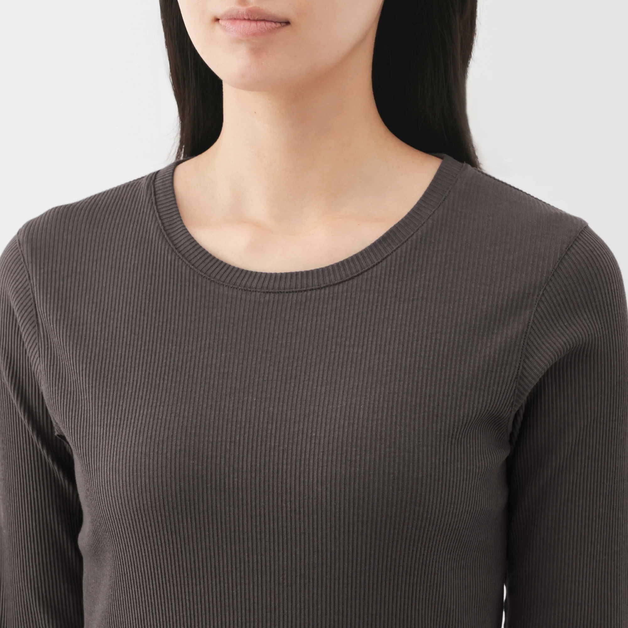 Lyocell Blend Rib T-Shirt - Image 39