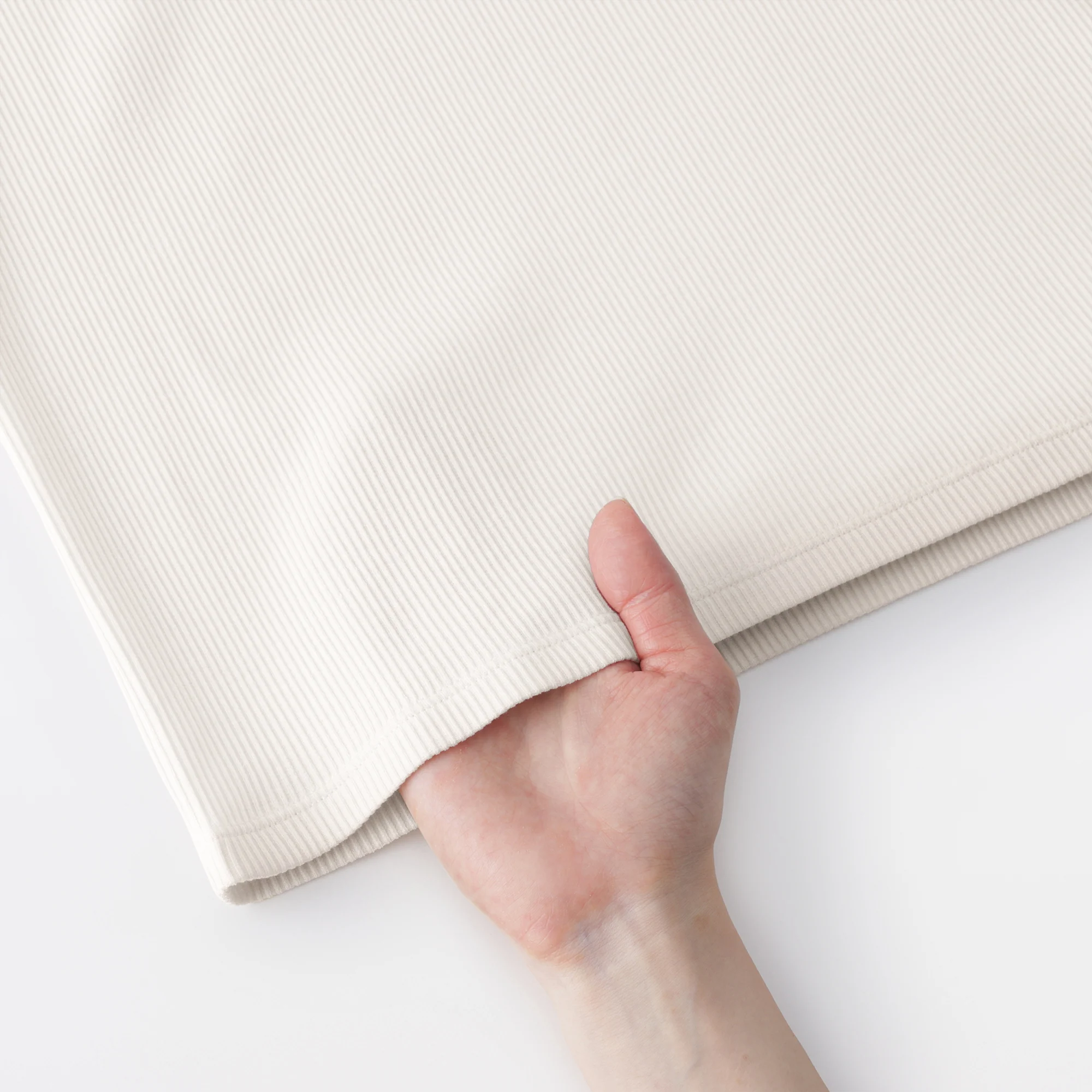 Lyocell Blend Rib T-Shirt - Image 41