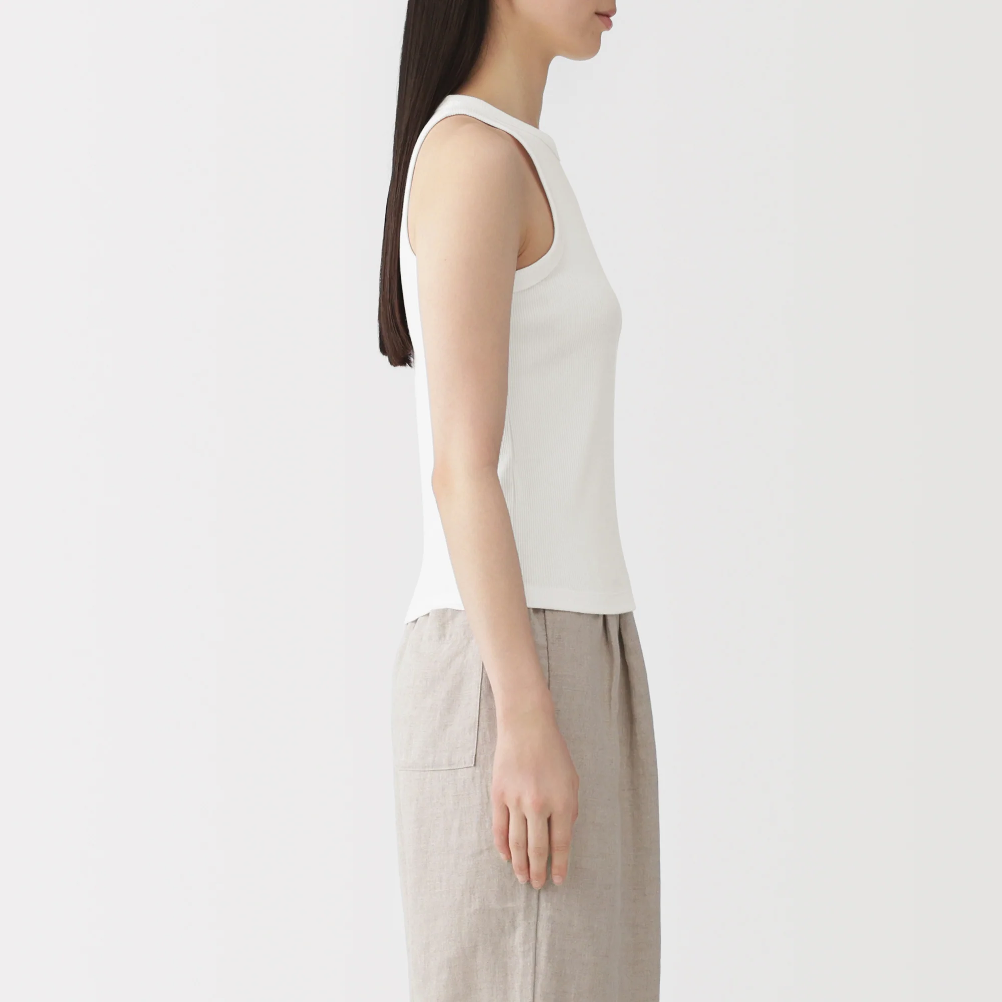 Lyocell Blend Rib Tank Top - Image 21