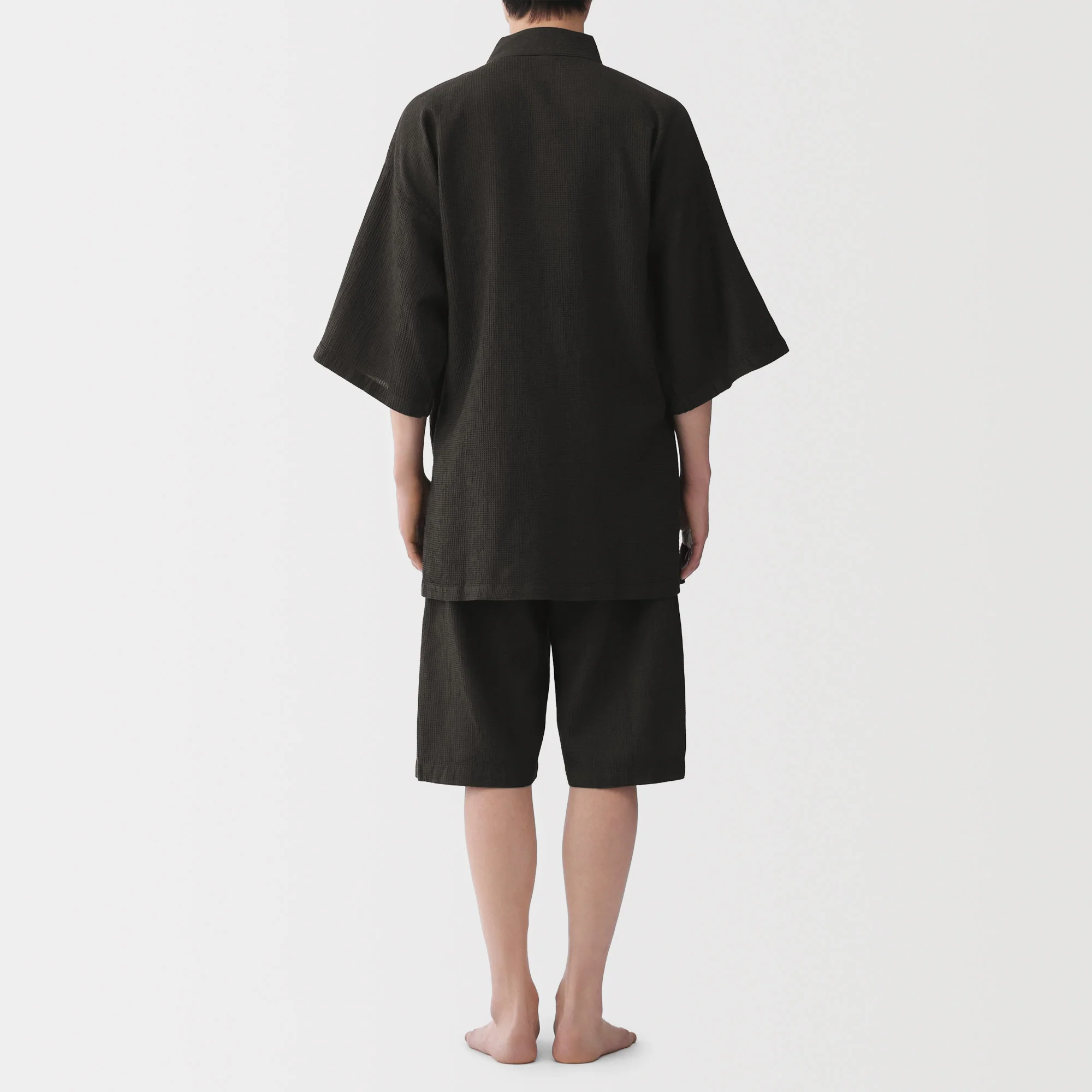 Lyocell Blend Waffle Jinbei - Image 5