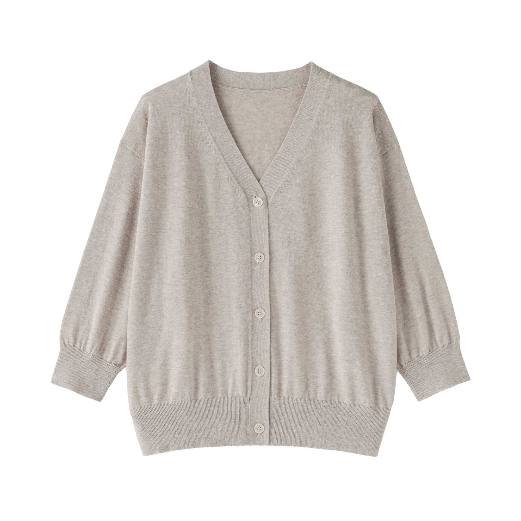 Lyocell Blend Wide Cardigan - Image 2